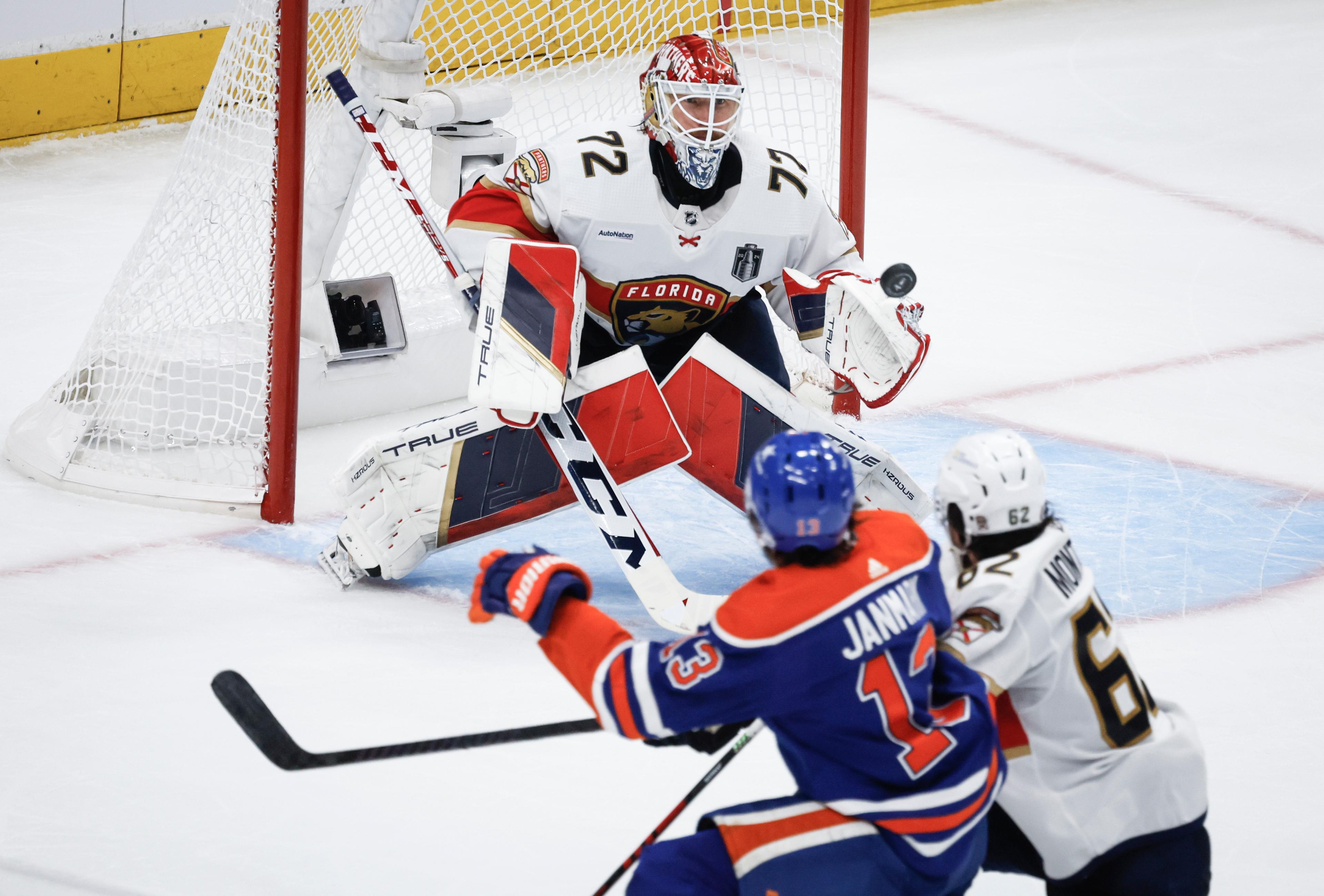 Edmonton har kvitterat sitt underläge i Stanley Cup-finalen. Foto: Jeff McIntosh/AP/TT