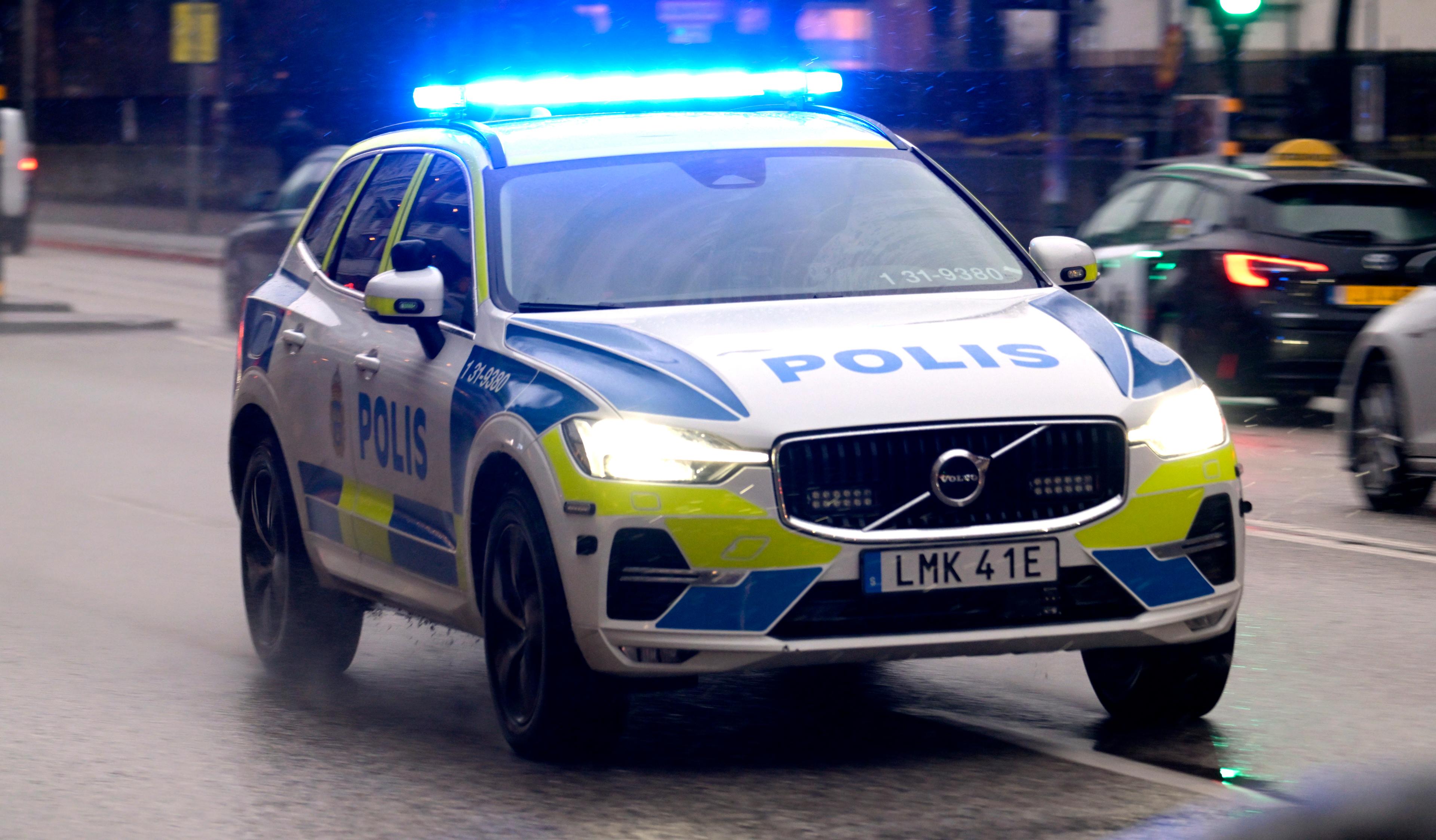 Polisen ryckte ut på ett larm om beväpnade män i Gävle, men det visade sig vara en filminspelning. Arkivbild. Foto: Janerik Henriksson/TT