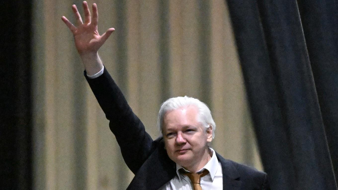 Julian Assange. Foto: William West/AFP via Getty Images