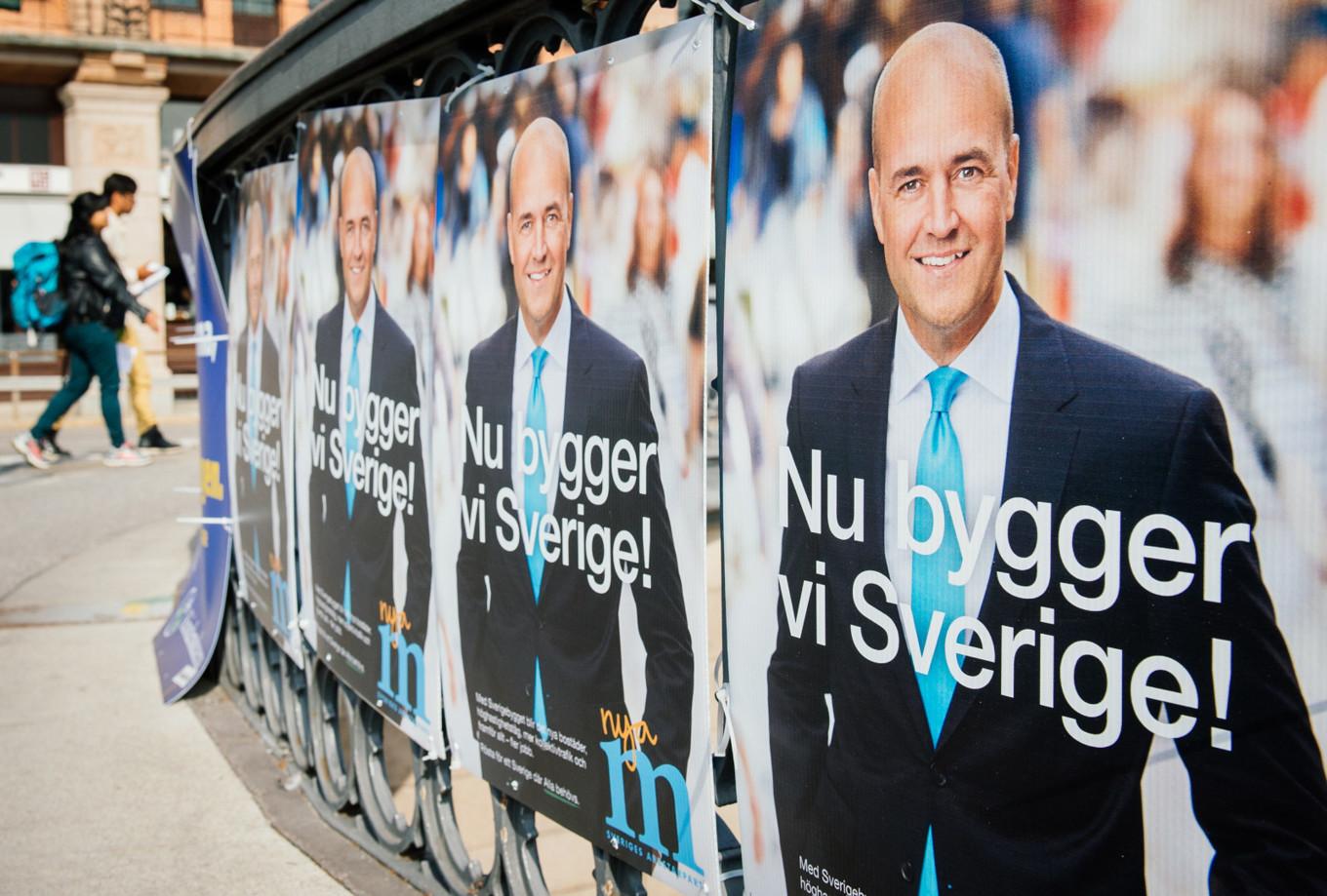 Väljarna ratade Reinfeldts ombyggnation av Sverige i valet 2014. Foto: JONATHAN NACKSTRAND/AFP via Getty Images