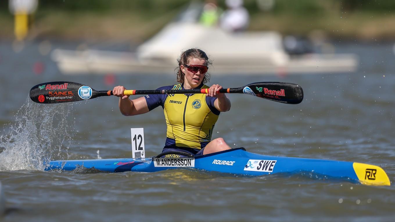 Melina Andersson gillar ”kämparidrotter” och drömde om OS långt innan hon visste vilken sport det skulle bli i. Nu är hon klar för OS i Paris. Foto: David Balogh/Getty Images