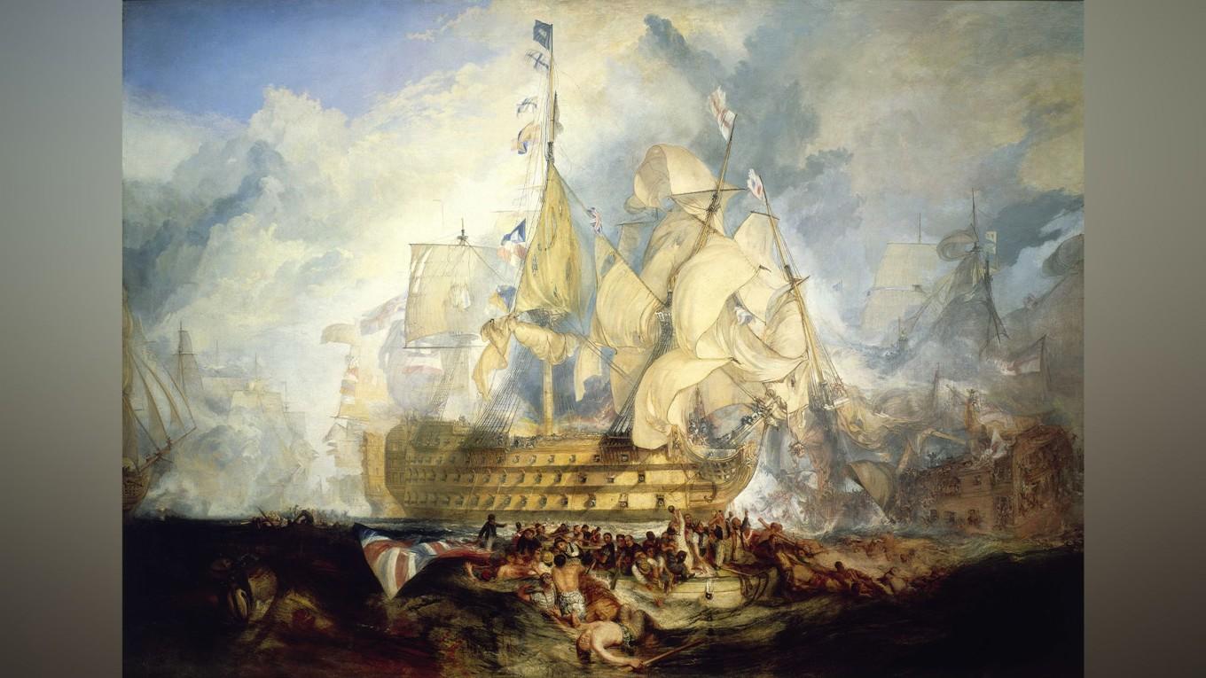 ”Slaget vid Trafalgar” (1824), National Maritime Museum, London. Foto: Public Domain