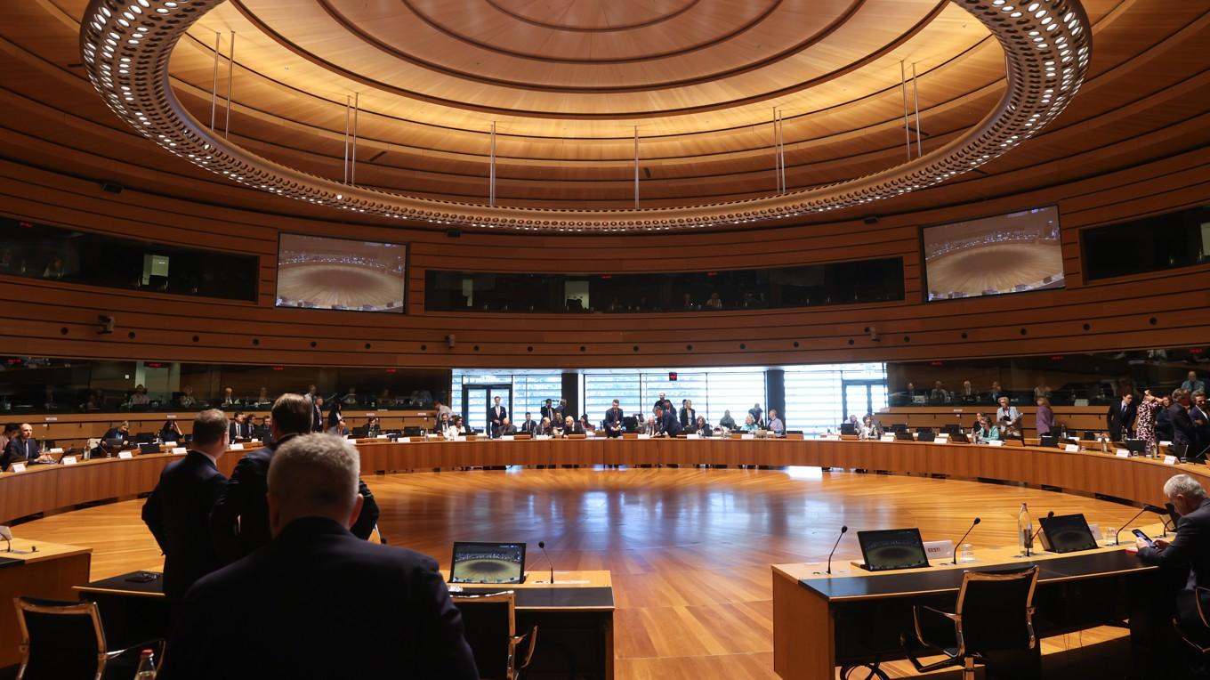 På utrikesrådets sammanträde den 24 juni antogs, bland mycket annat, rådsslutsatser om EU:s inriktning under FN:s 79:e generalförsamling i september i år. Foto: Europeiska rådet