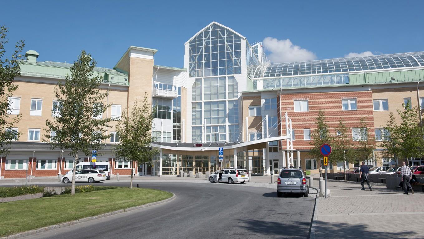 På Sunderby sjukhus är det ett ansträngt läge just nu. Foto: Anders Alm