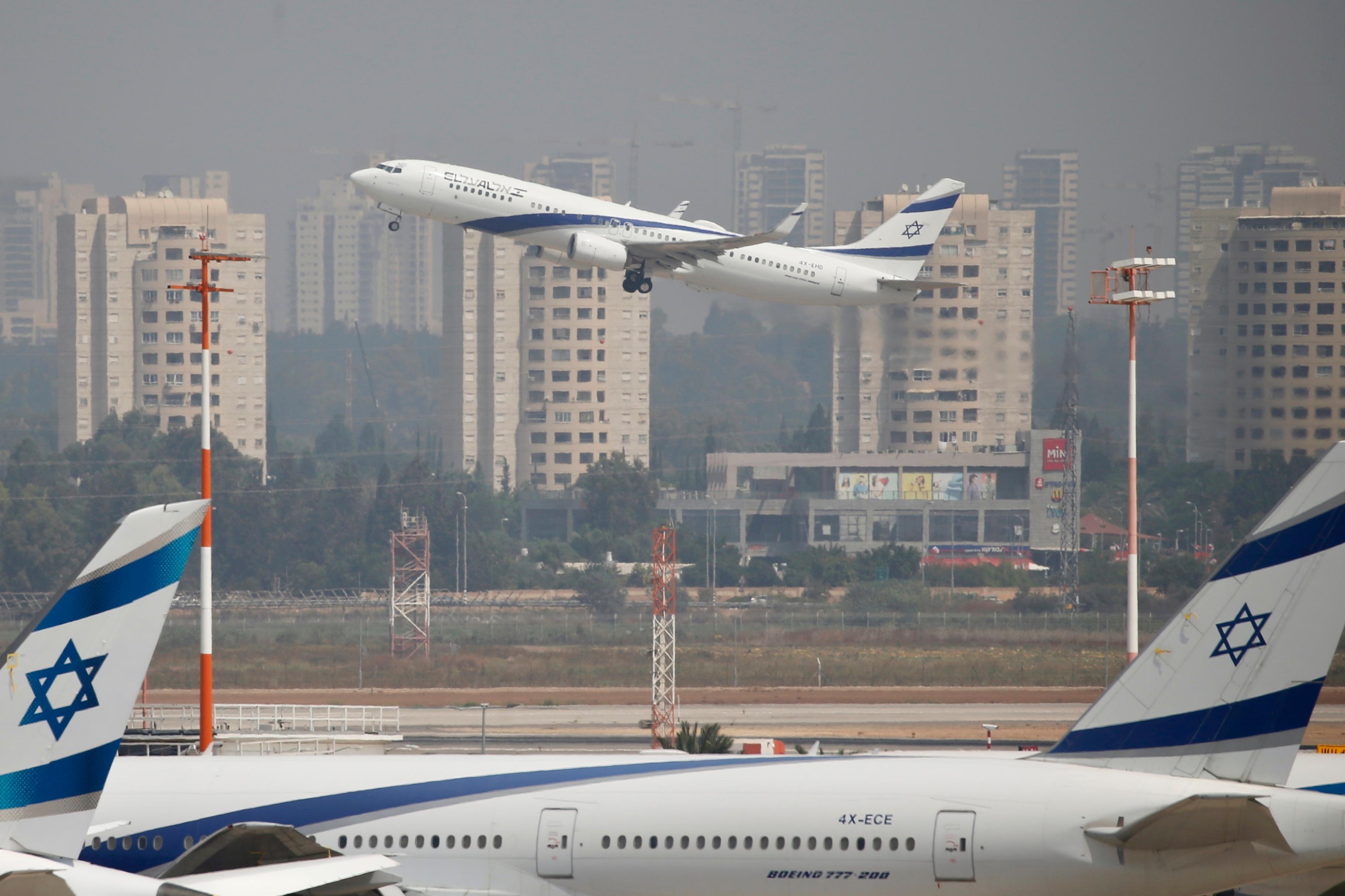 Ben Gurions internationella flygplats utanför Tel Aviv. Arkivbild. Foto: Ariel Schalit/AP/TT