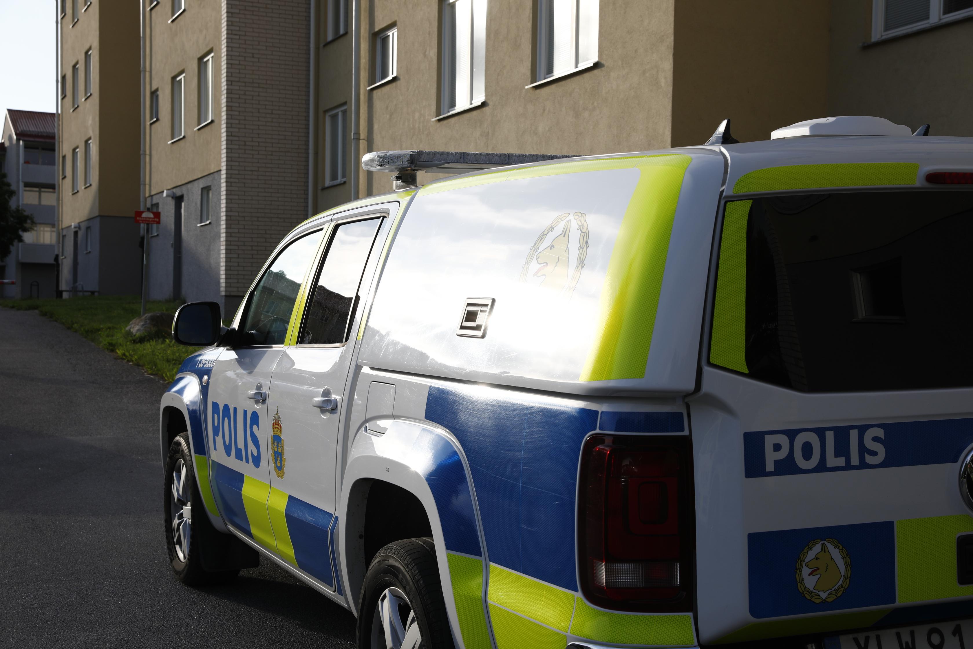 Ett barn misstänks vara inblandat i dödsskjutningen i Södertälje på tisdagen. Foto: Mickan Mörk/TT