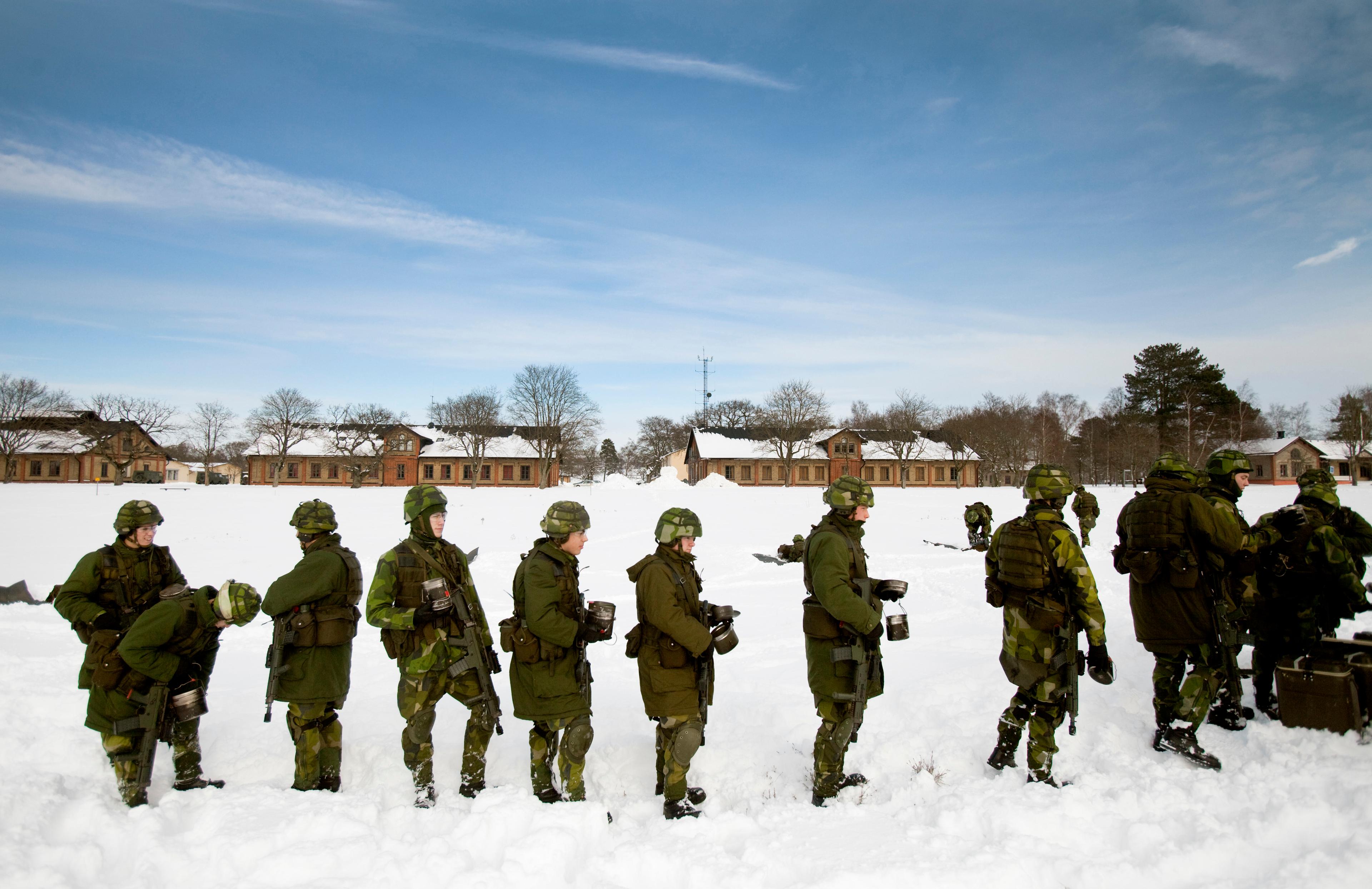 Järnbrist hos kvinnor fördubblas under militärtjänsten. Arkivbild. Foto: Ola Torkelsson/TT