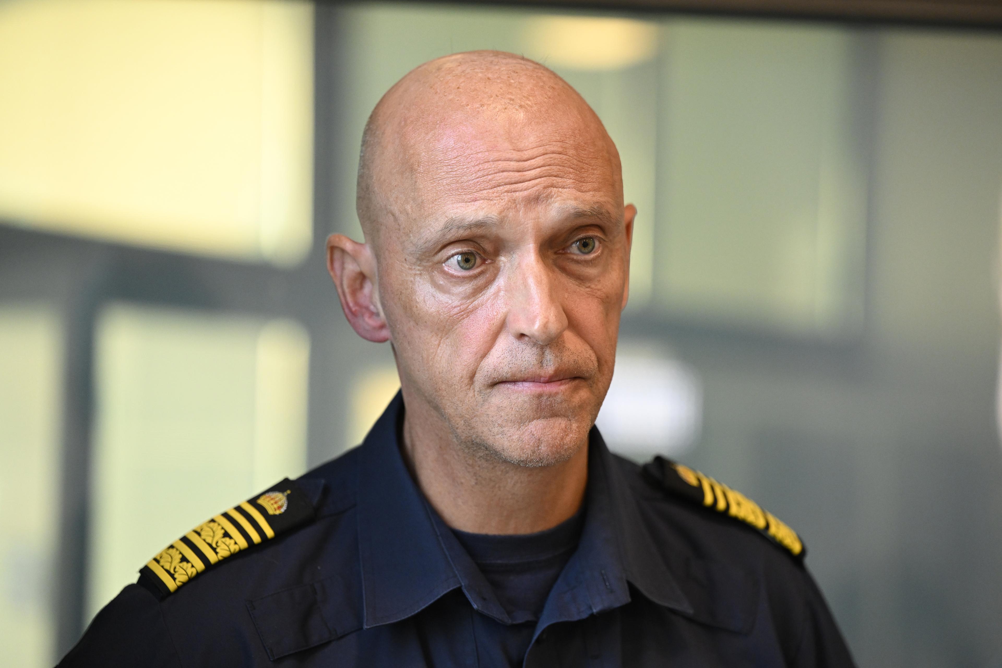 Trots en lugnare period är polisen på helspänn i region Mitt för utvecklingen som kan komma, speciellt i Västerås, säger underrättelsechef Jale Poljarevius. Foto: Jessica Gow/TT