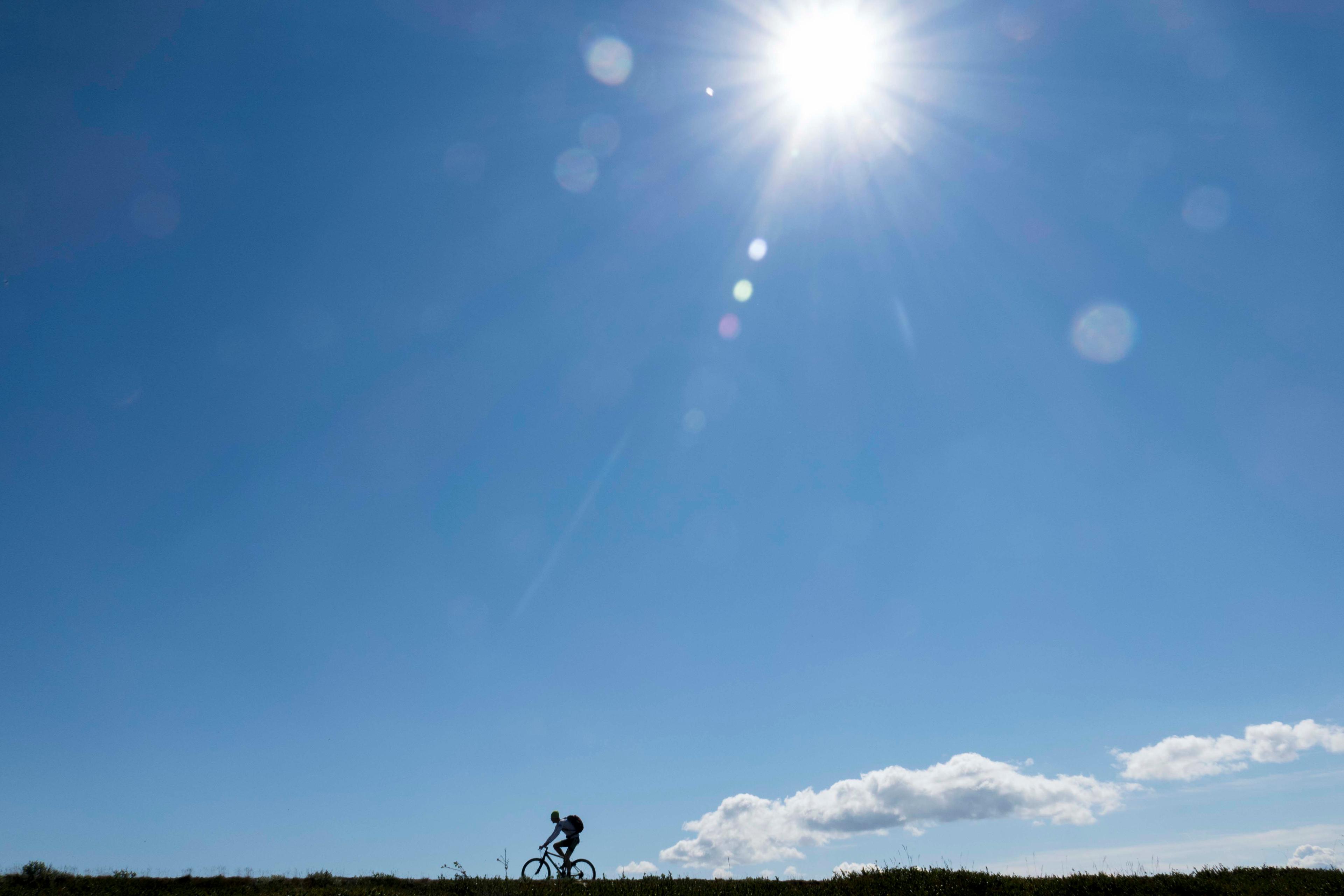 I helgen får hela landet en hel del sol. Arkivbild. Foto: Paul Kleiven/NTB/TT