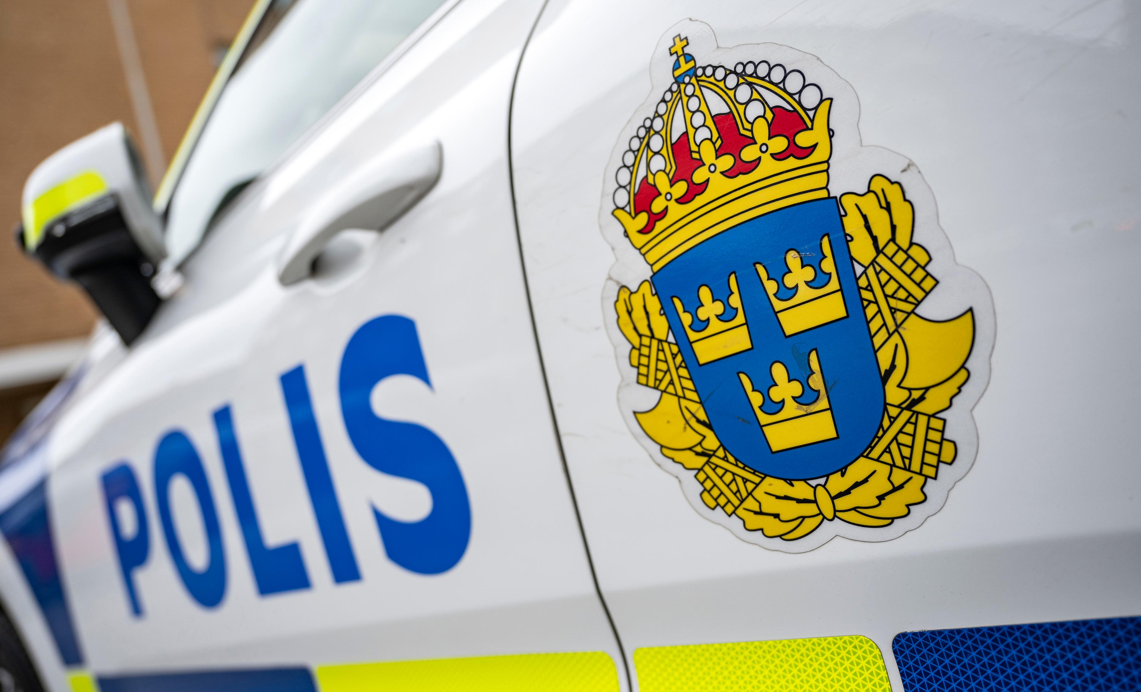 Polisen var på väg till ett annat jobb när olyckan inträffade. Arkivbild. Foto: Johan Nilsson/TT