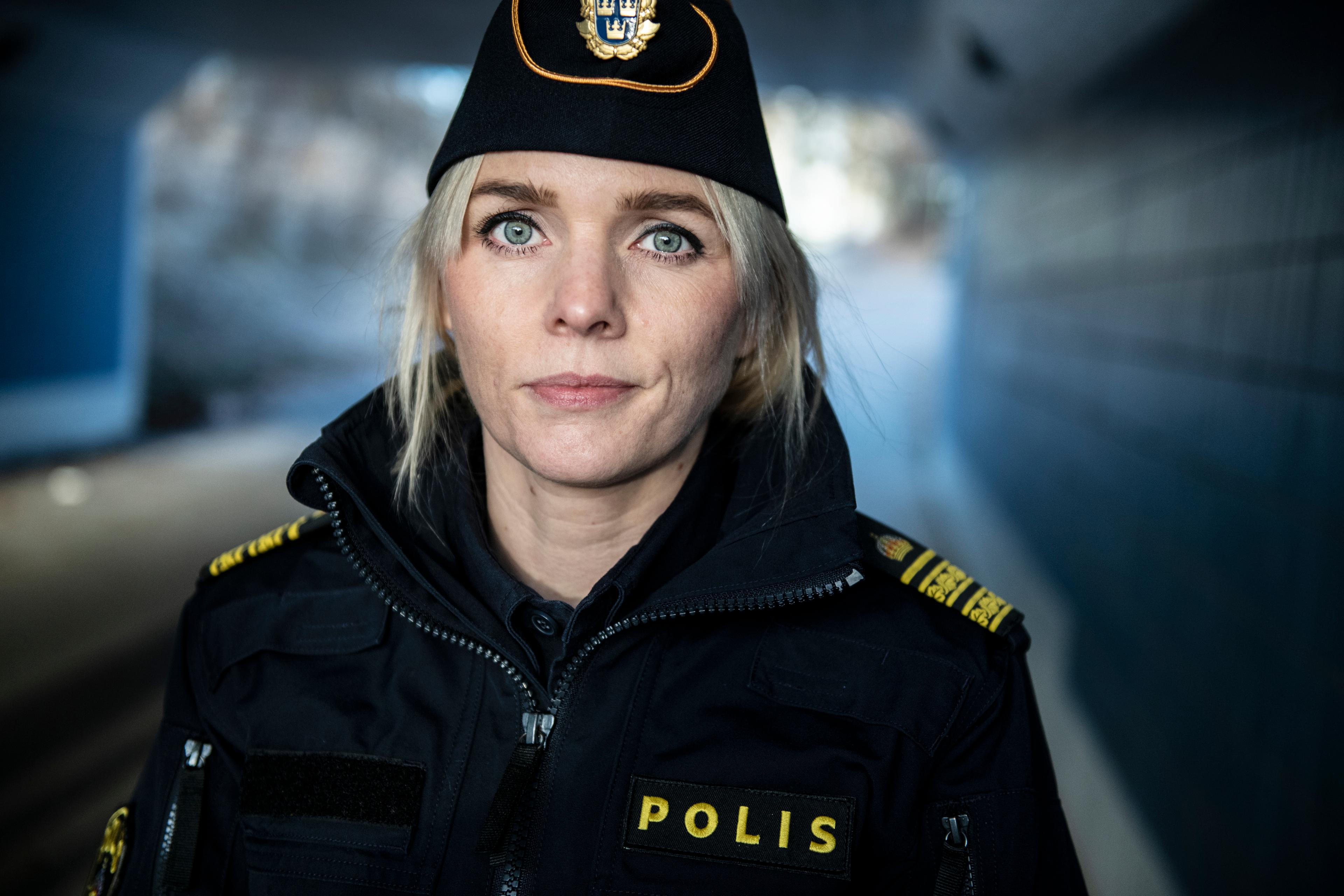 Caroline Aspegren, lokalpolisområdeschef i Södertälje. Arkivbild. Foto: Yvonne Åsell/SvD/TT