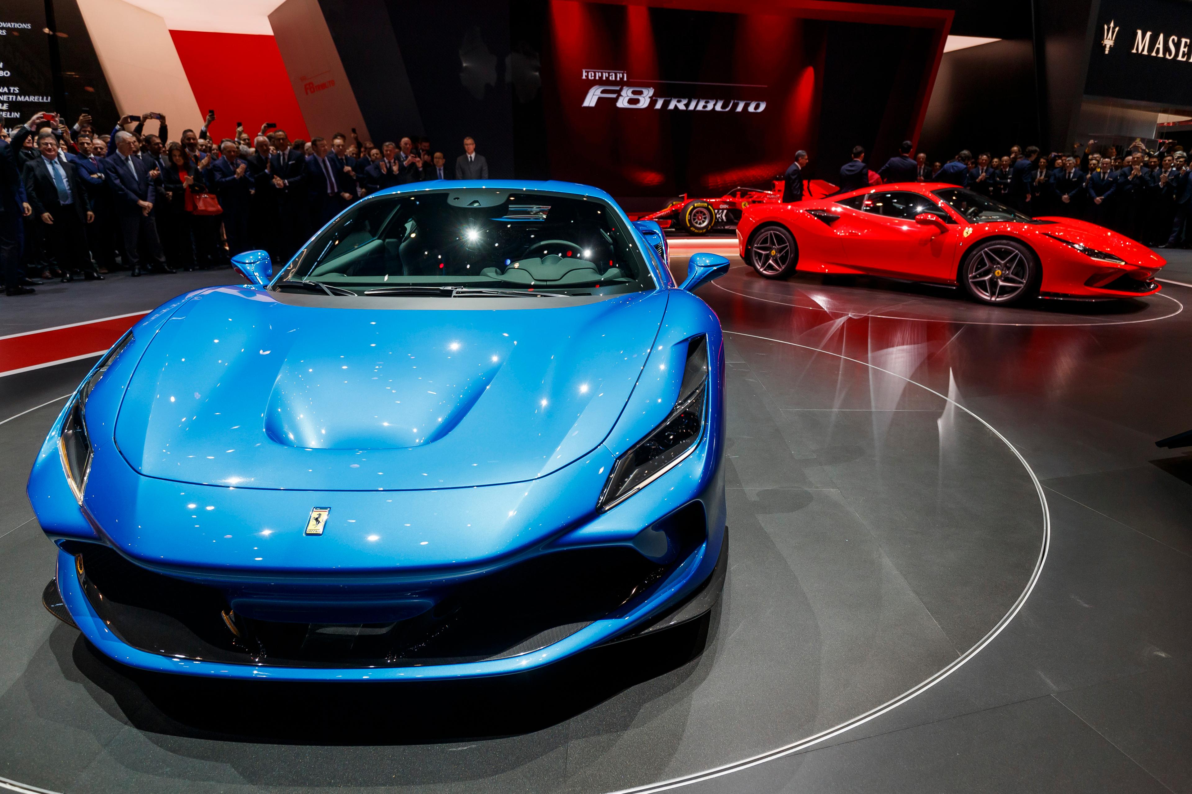 Ferrari ska nu tillåta kryptobetalningar även på den europeiska marknaden efter att tidigare accepterat detta för amerikanska kunder. Arkivbild. Foto: Cyril Zingaro/AP/TT