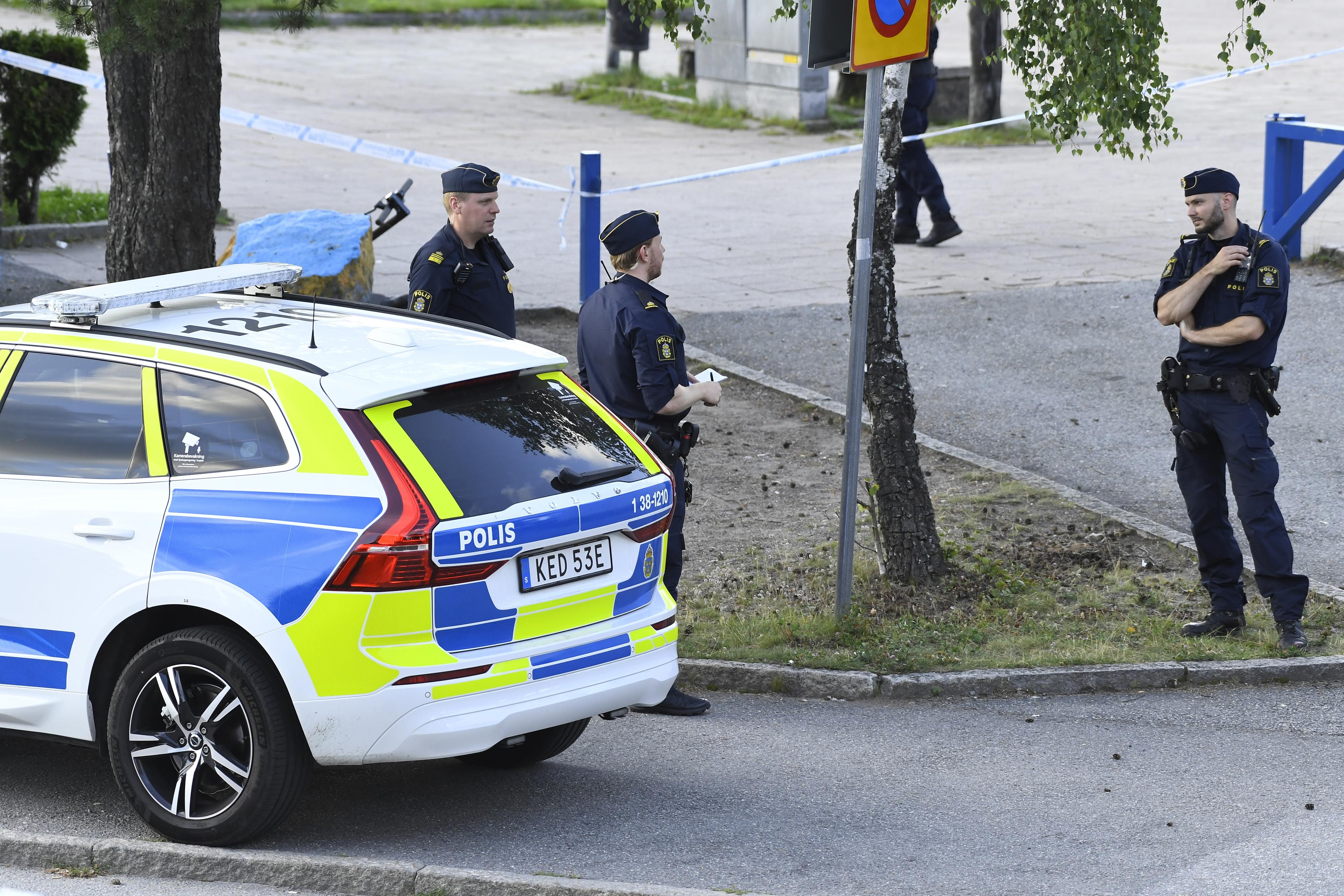 En person skadades efter skottlossning i Södertälje tidigare i veckan. Arkivbild Foto: Oscar Olsson/TT