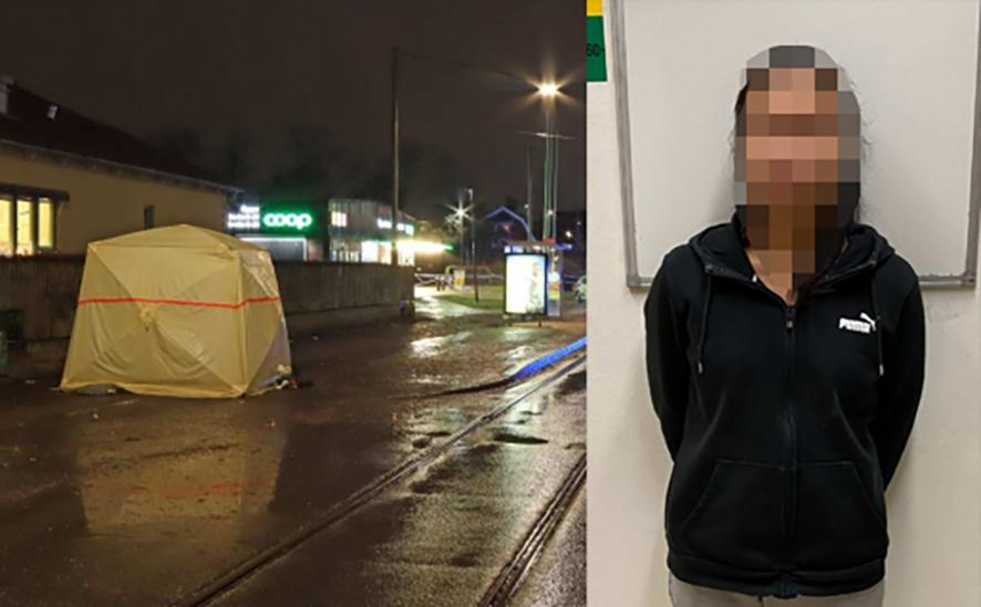 En 17-årig pojke, sköts till döds i närheten av en spårvagnsstation. Bilder från polisens förundersökning. Foto: Polisen