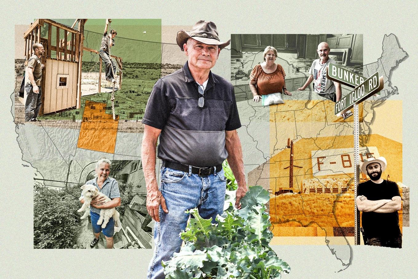 I mitten, 74-årige Phil Gleason, initiativtagare till Operation Self-Reliance, ett off-gridsamhälle som växer fram i Utahs öken.
Illustration: Shutterstock, Allan Stein