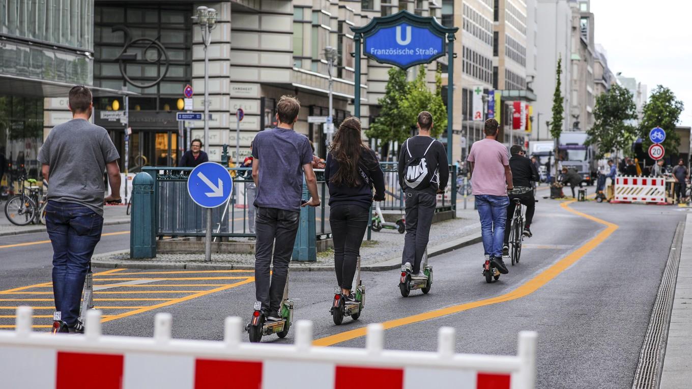 Förra året skedde över 9 000 olyckor med elsparkcyklar i Tyskland. Foto: Omer Messinger/Getty Images