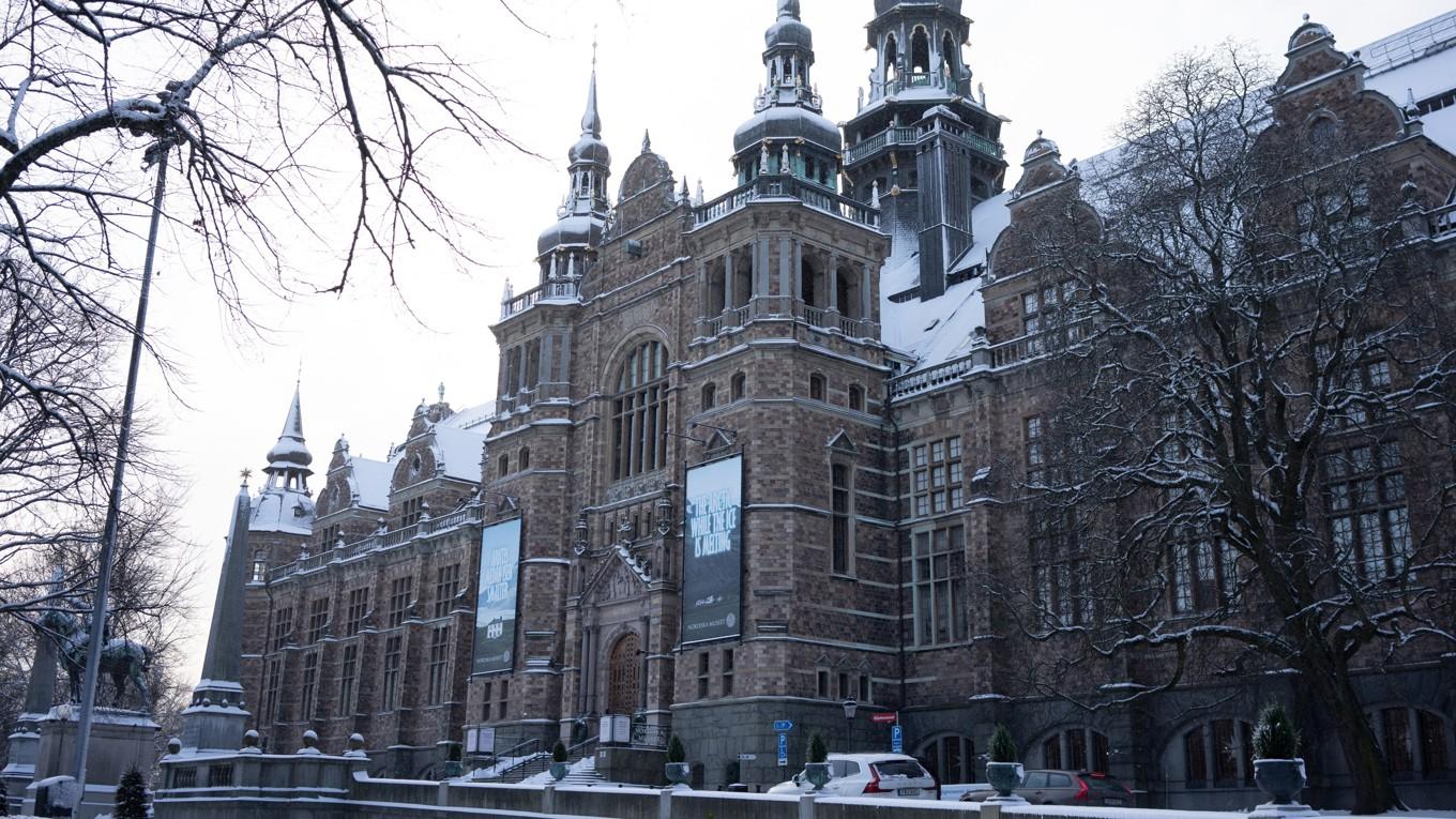 Nordiska museet i Stockholm i vinterskrud, som en symbol för vår kultur. Foto: Sofia Drevemo