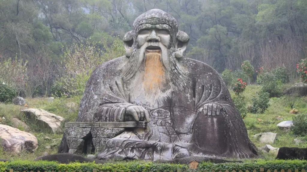 Staty föreställande Lao Zi. Sägs ha levt under 500-talet f.Kr. Hans namn betyder ungefär ”Den gamla mästaren”.
Foto: The Brain Chamber
