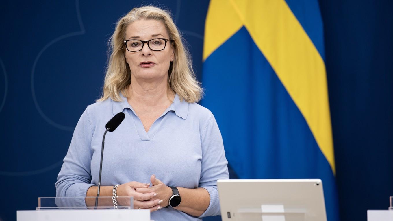 Skolminister Lotta Edholm (L). Foto: Ninni Andersson/Regeringskansliet