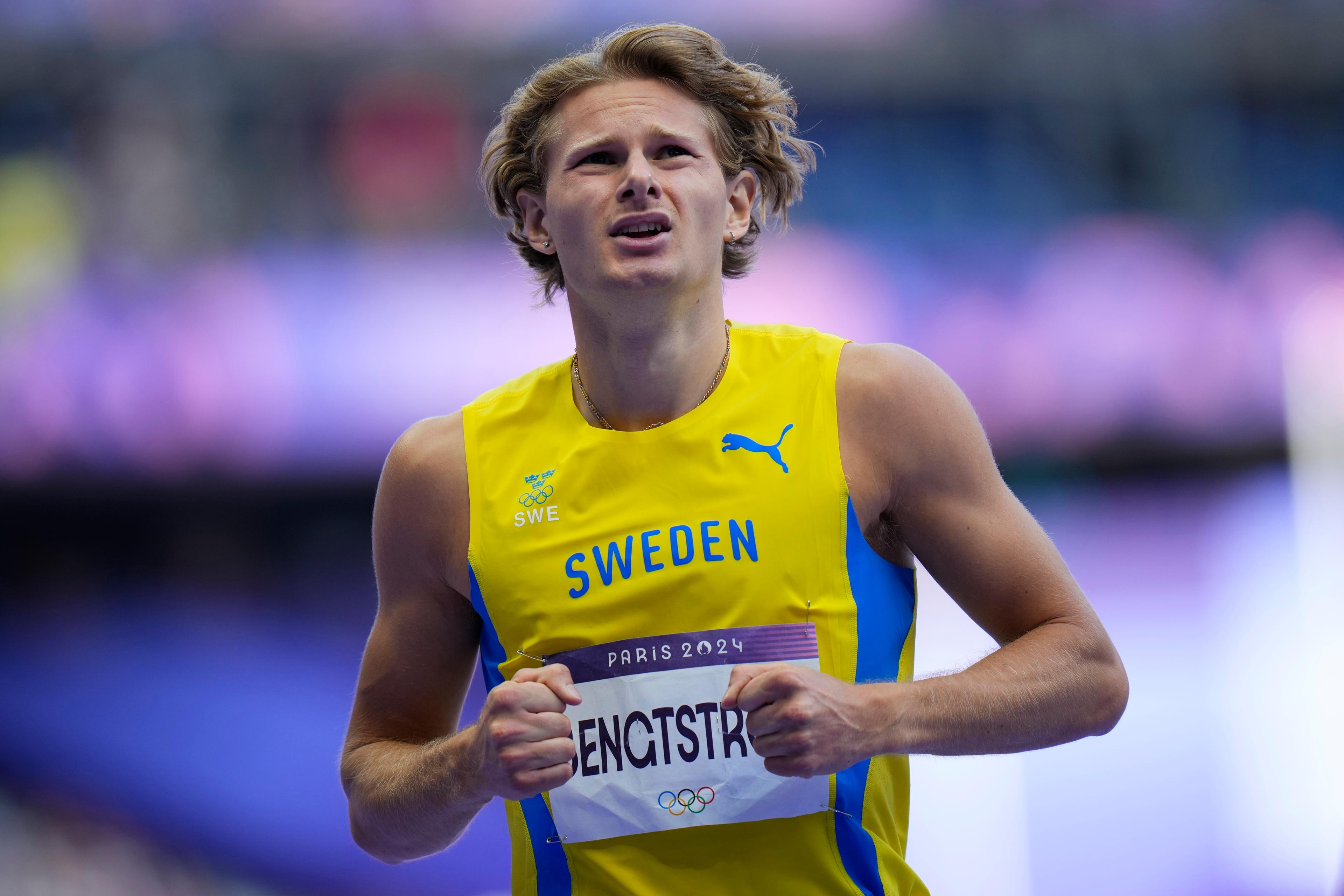 Carl Bengtström missar OS-final efter en svag semifinal. Foto: Petr David Josek/AP/TT