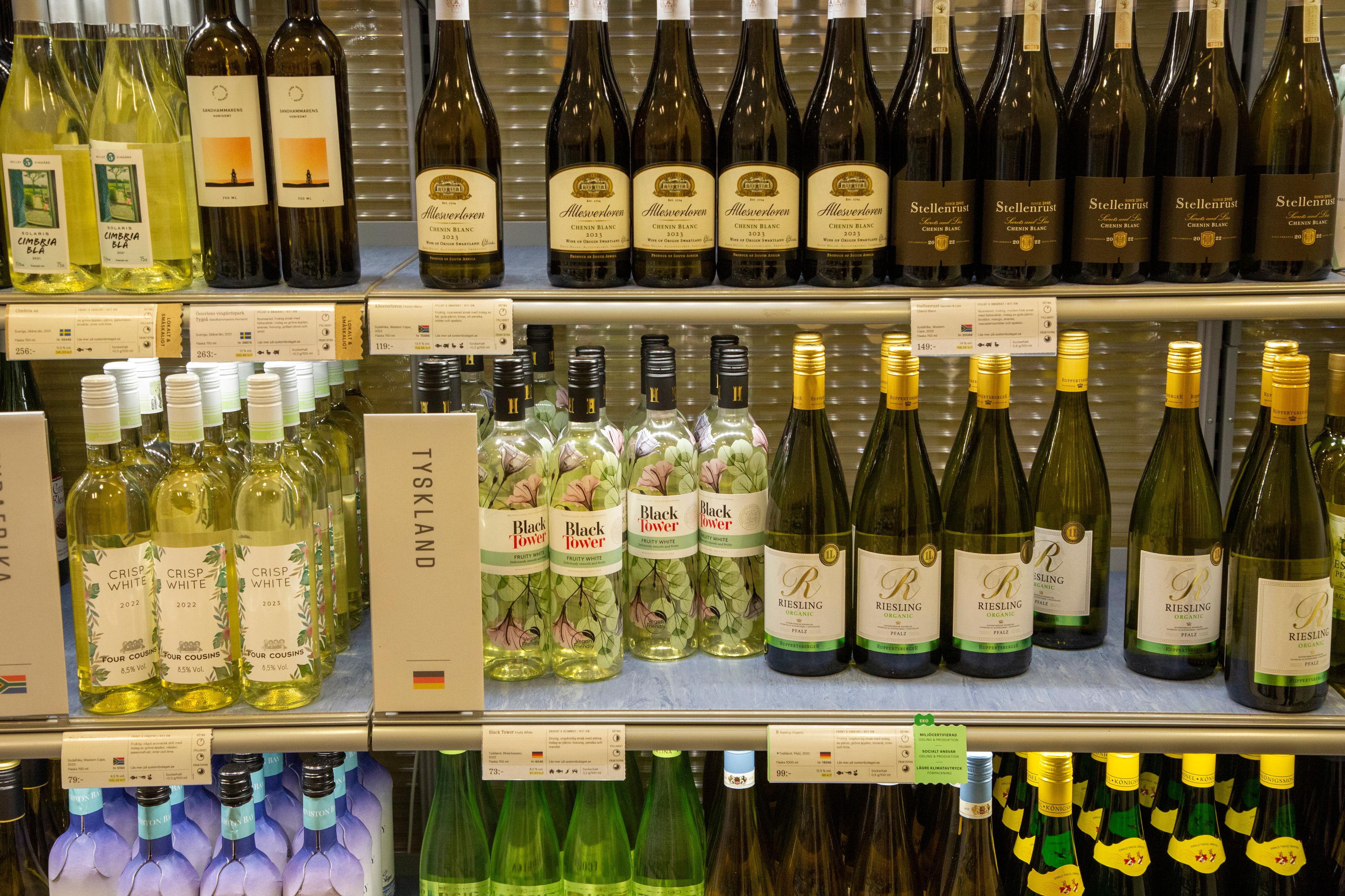 Hittills i år har elva systembolag på orter i Halland, Skåne, Blekinge, Västergötland och Småland utsatts för inbrott. Arkivbild. Foto: Martina Holmberg/TT