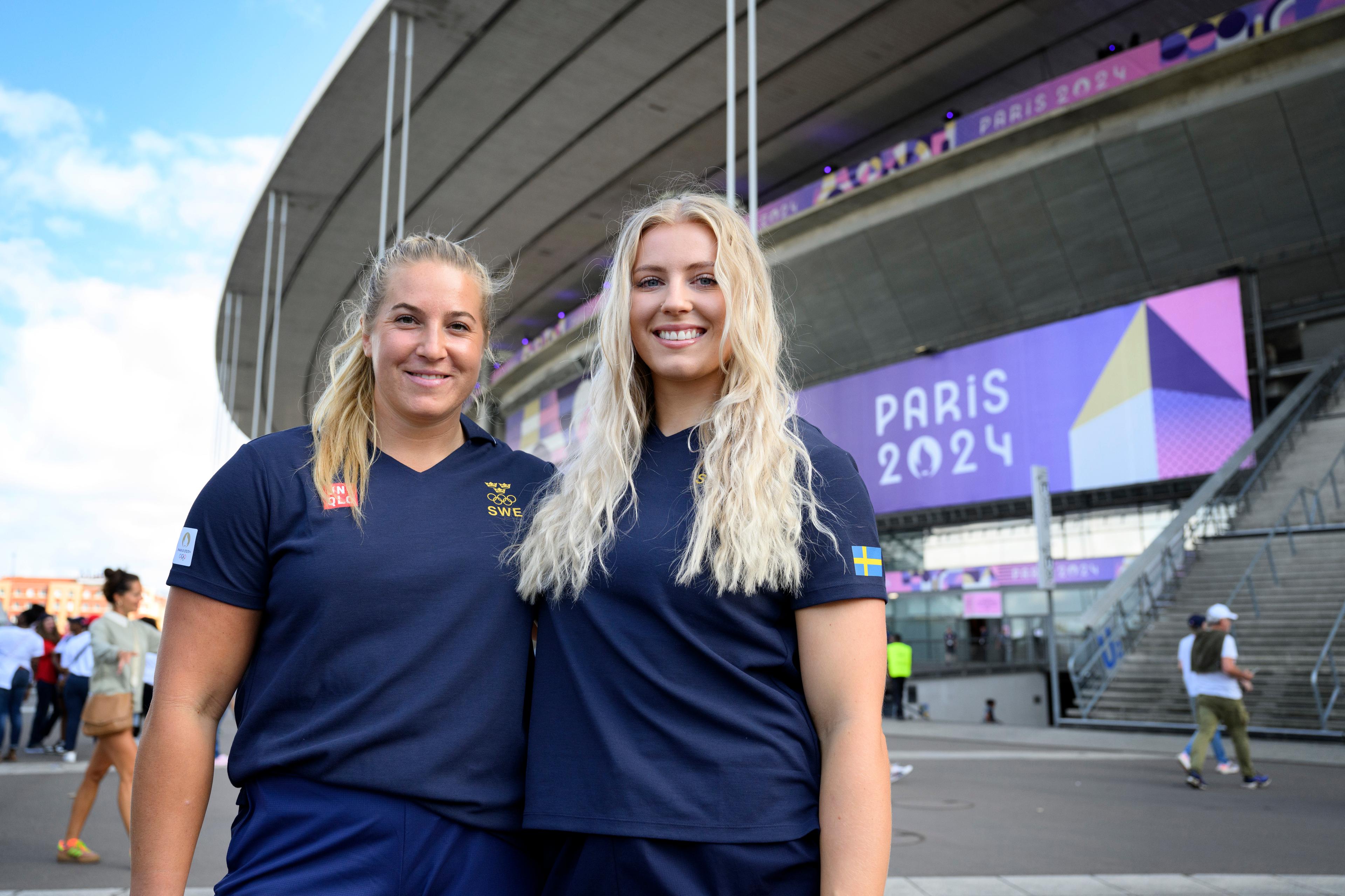 Kulstöterskorna Fanny Roos och Axelina Johansson är båda klara för OS-final. Foto: Jessica Gow/TT