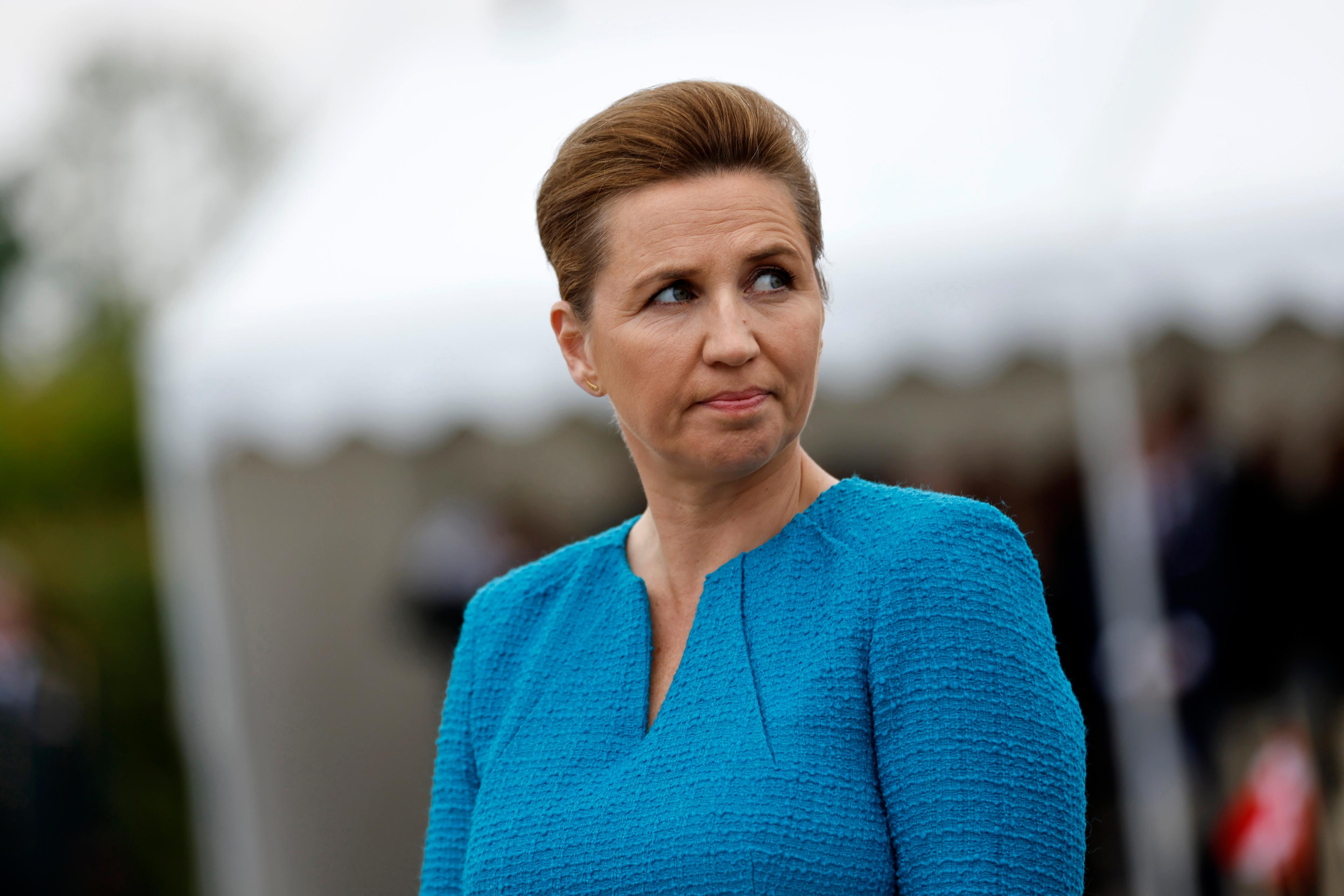 Danmarks statsminister Mette Frederiksen säger att svenska kriminella i Danmark är ett "kusligt exempel". Arkivbild. Foto: Jeremias Gonzalez/TT