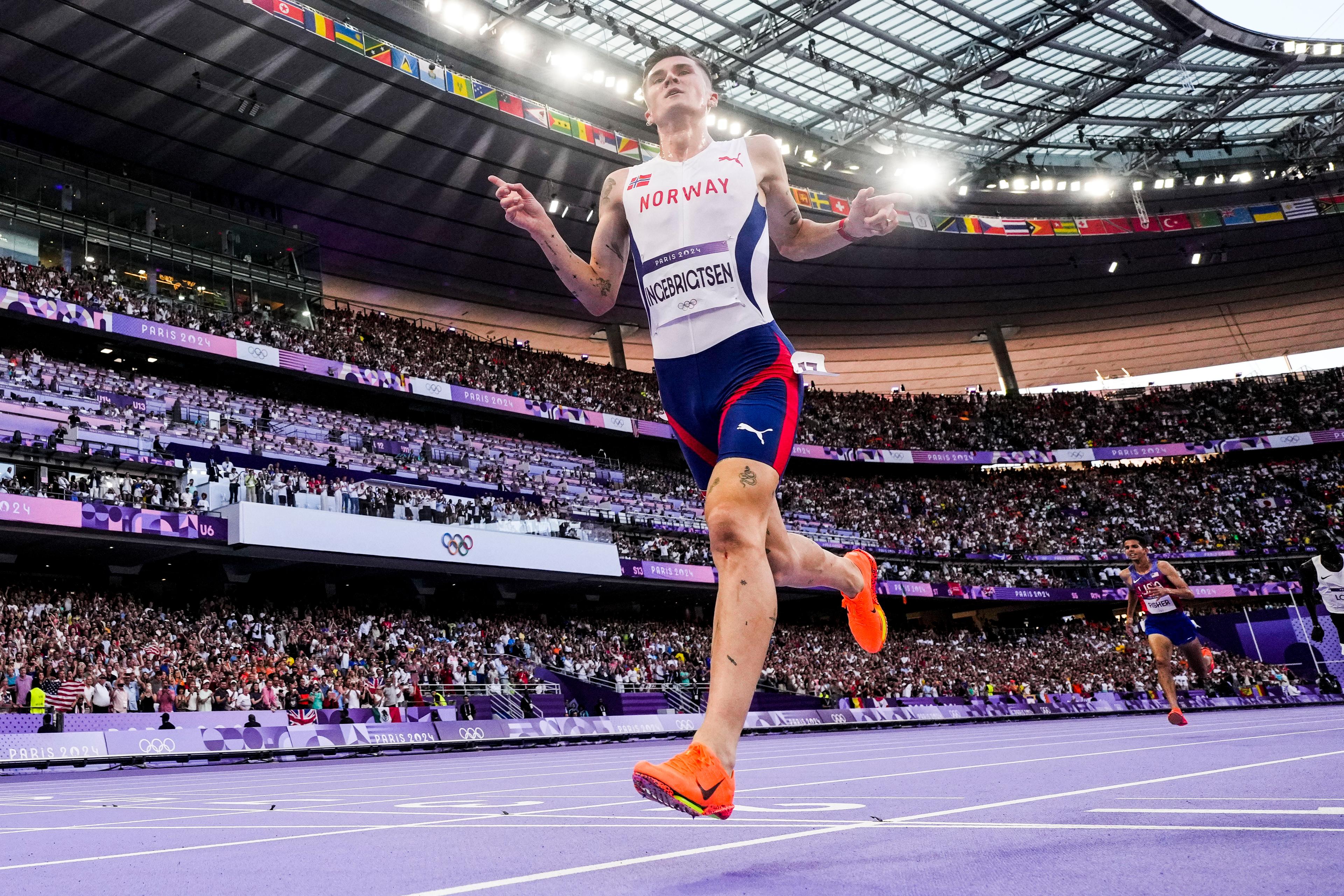 Jakob Ingebrigtsen vann OS-guld. Foto: David J. Phillip/AP/TT