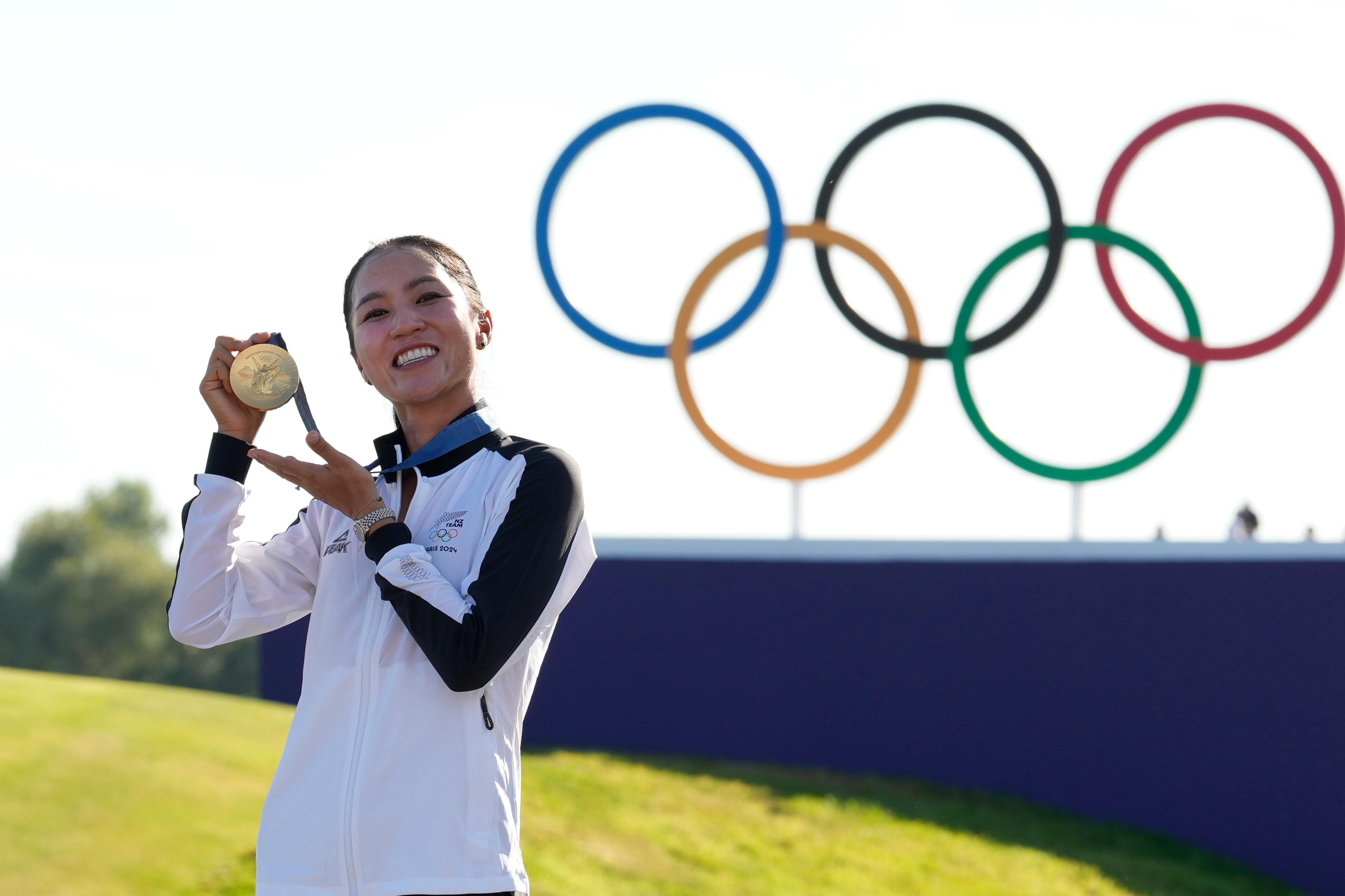 Lydia Ko tog hem guldet i damernas golfturnering och gjorde därmed sin samling av valörer i OS-sammanhang komplett. Foto: Matt York/AP/TT