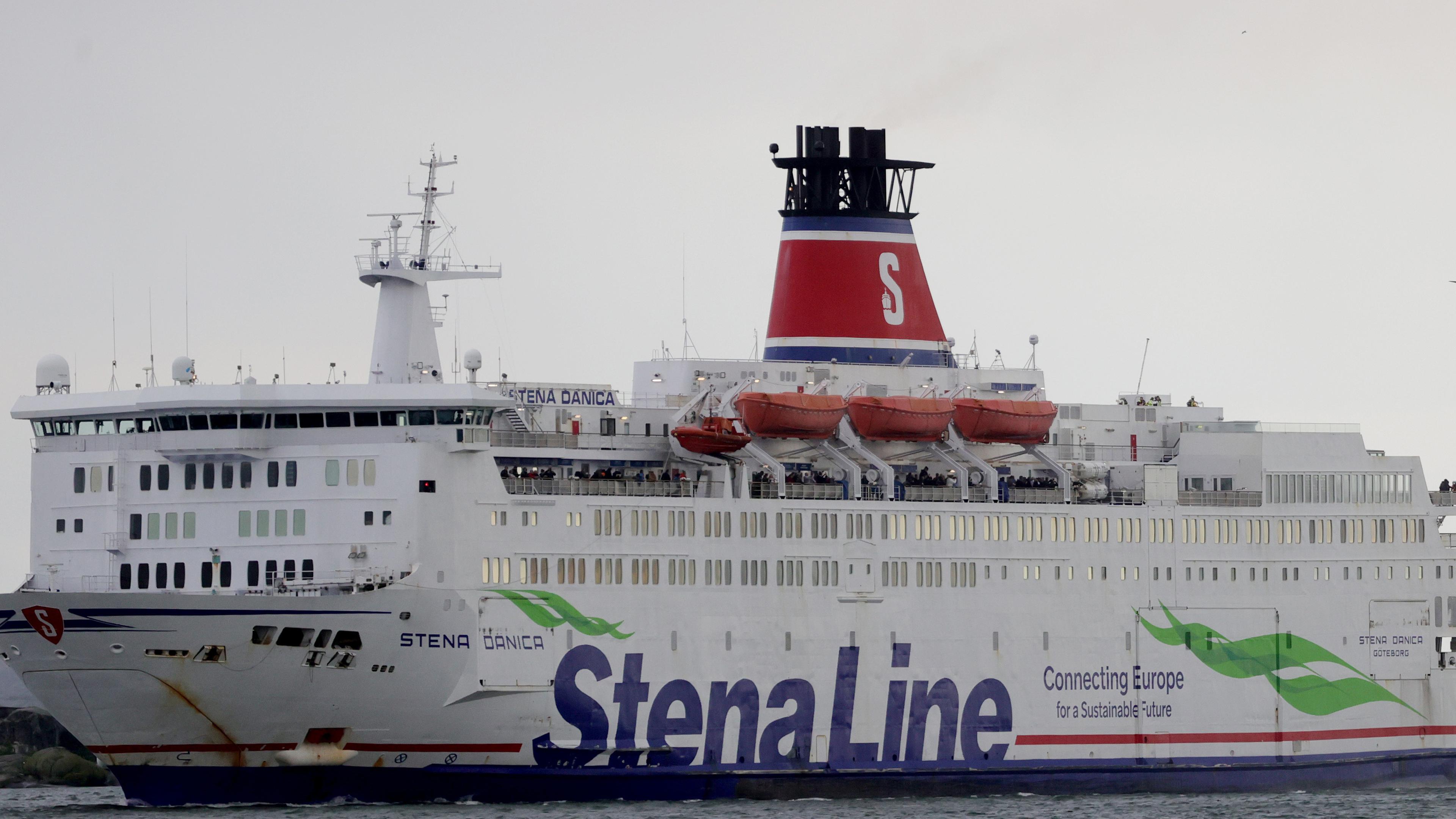 Stena Lines färja Danica drabbades av ett strömavbrott i Kattegatt på lördagen. Arkivbild. Foto: Adam Ihse/TT