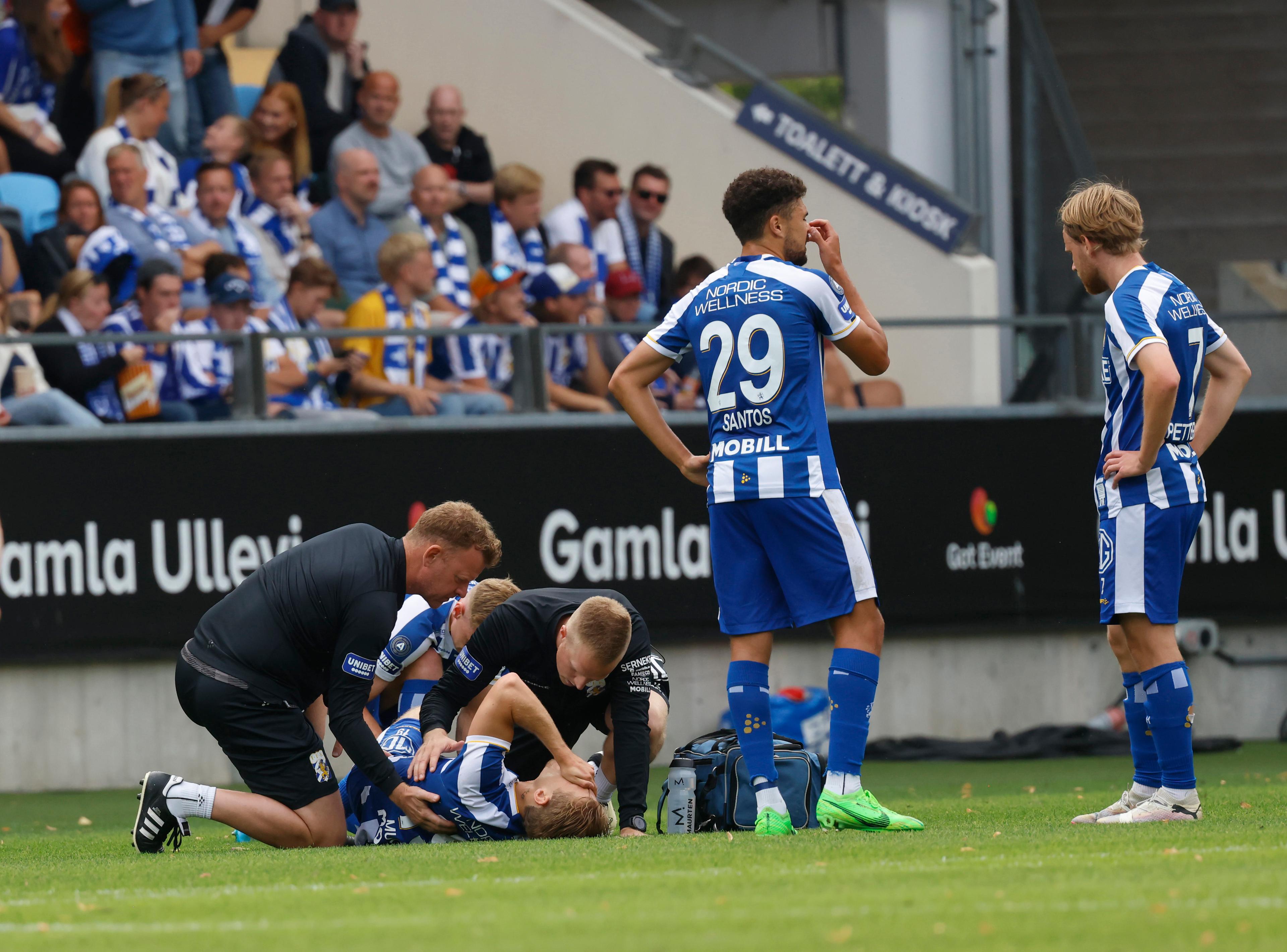 Arbnor Mucolli blir borta resten av säsongen. Arkivbild. Foto: Joachim Nywall/TT