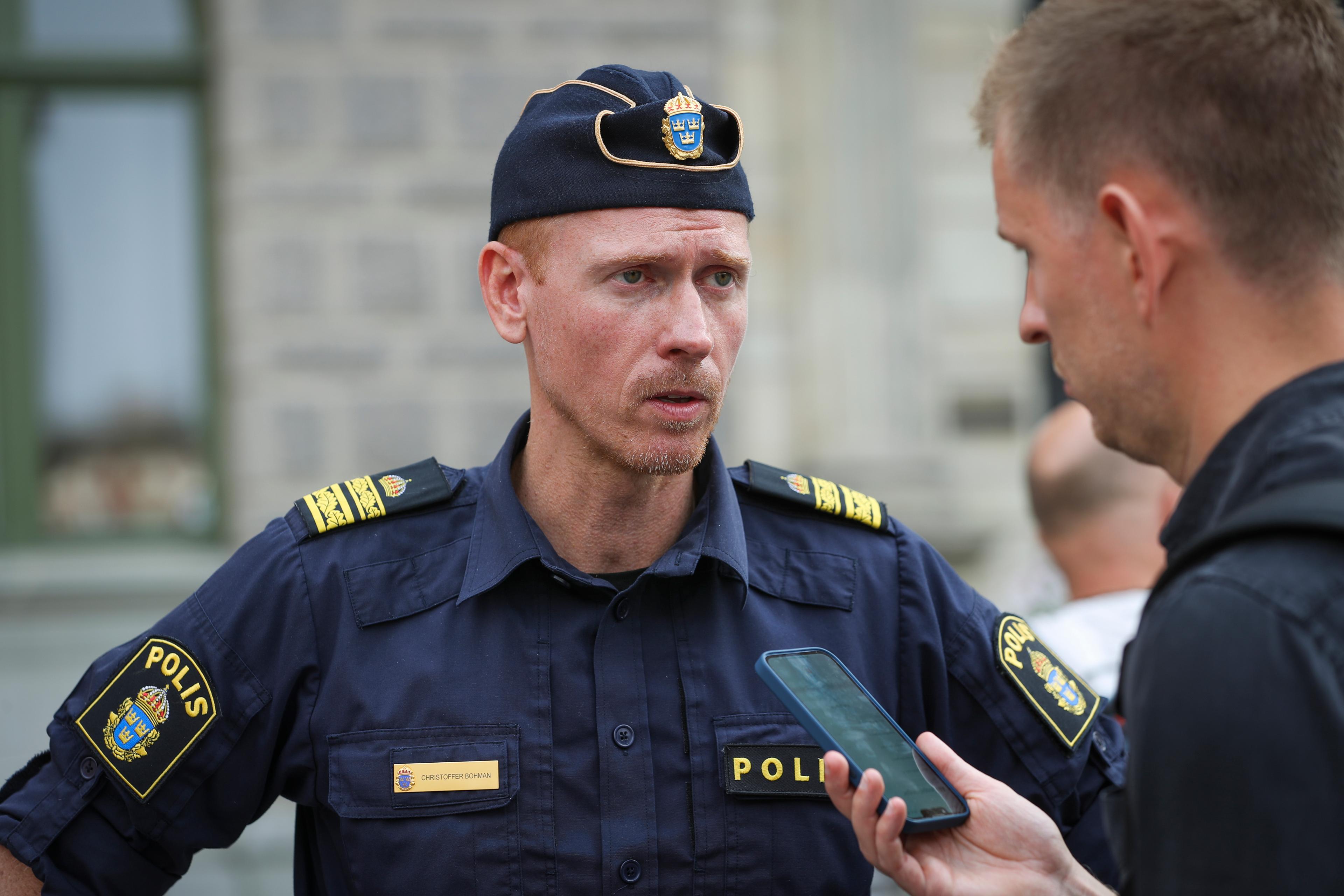 Christoffer Bohman, tidigare bland annat chef för polisens utredningssektion i Södermanland samt lokalpolisområdeschef i Sollentuna. 2023 lämnade han myndigheten och arbetar nu brottsförebyggande i en civil tjänst. Foto: Per Karlsson/TT