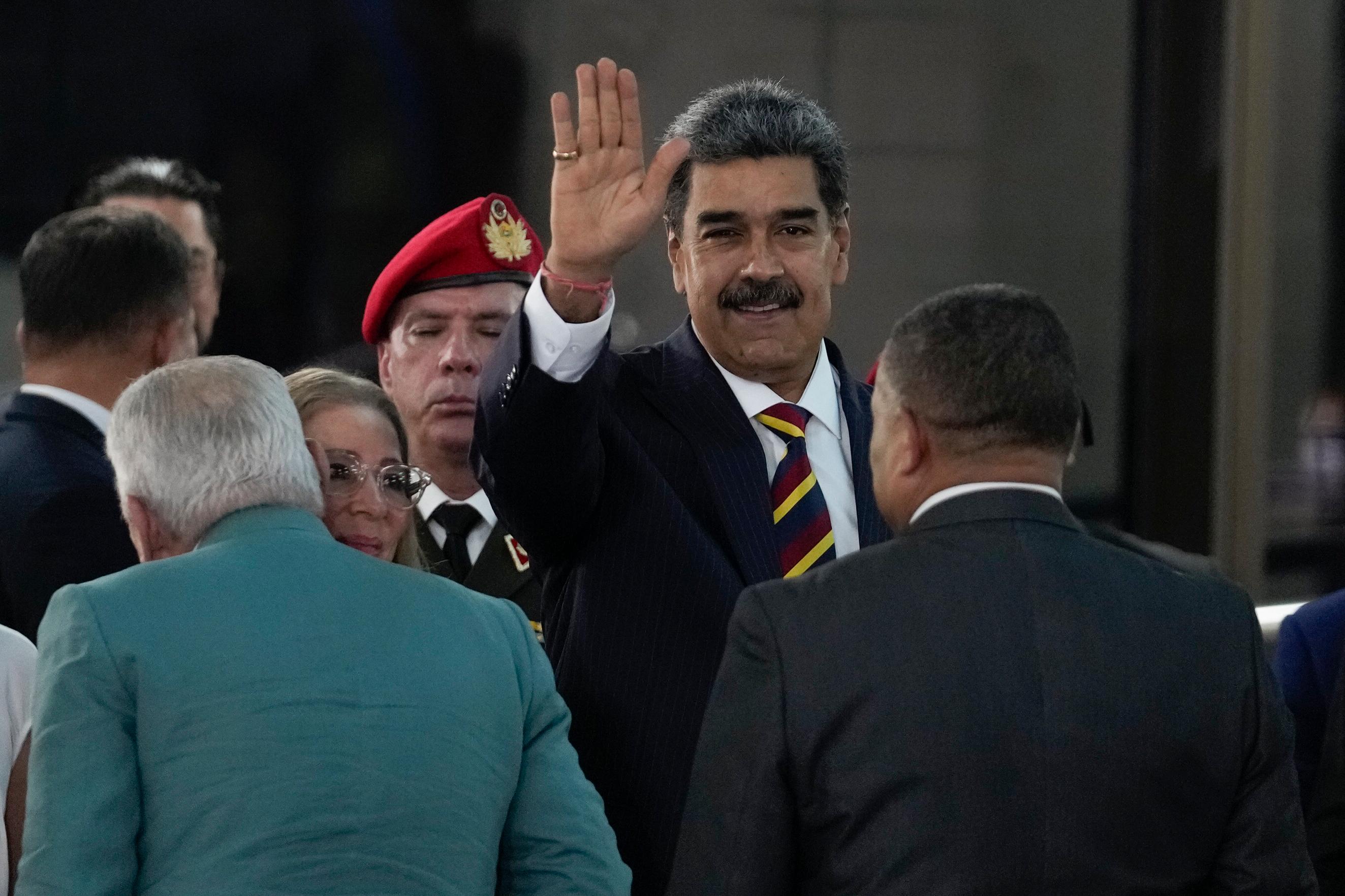 Venezuelas sittande president Nicolas Maduro. Arkivbild. Foto: Matias Delacroix/AP/TT