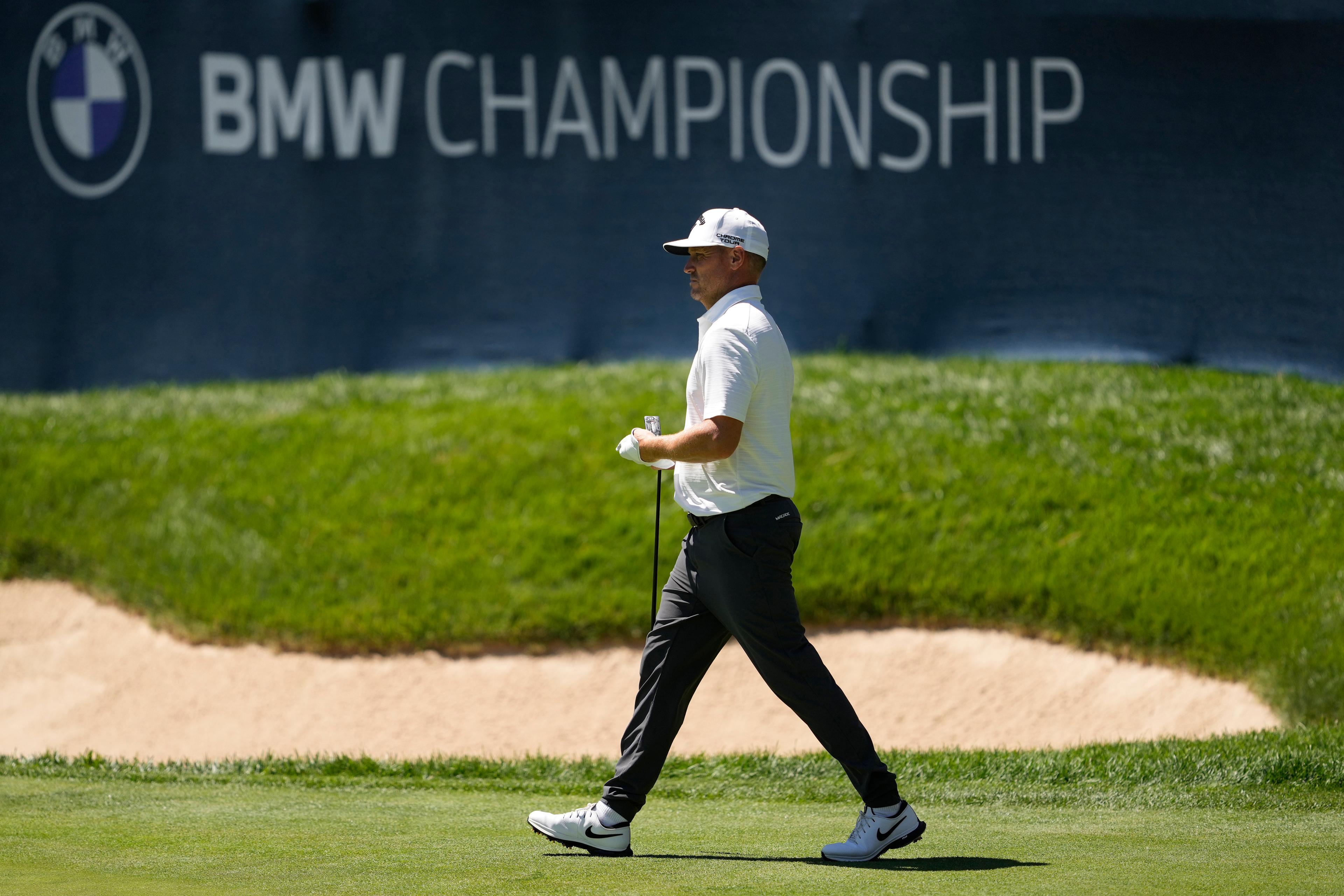 Alex Norén är kvar i toppen av BMW Championship. Foto: Matt York/AP/TT