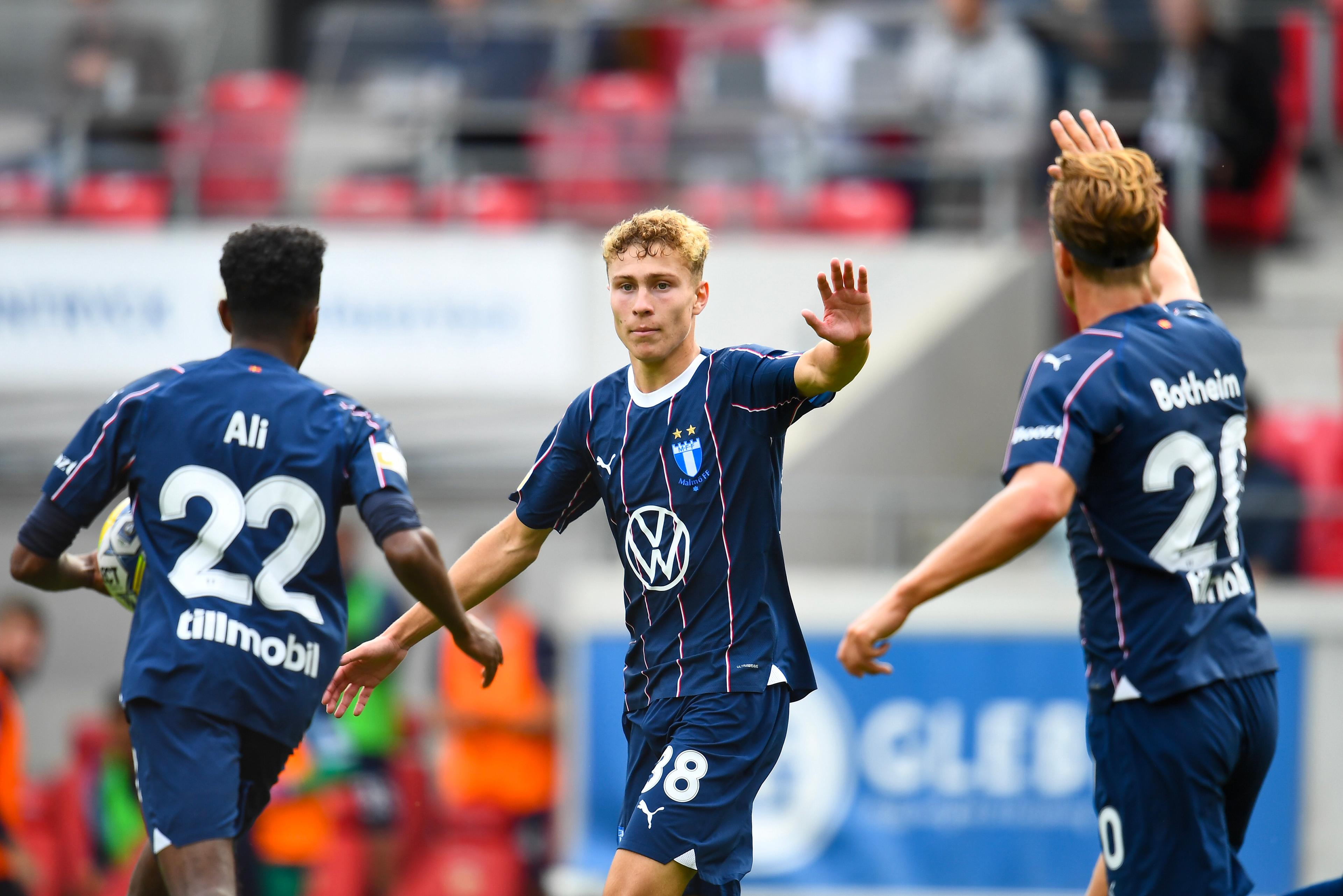 Hugo Bolin fixade kvitteringen för Malmö FF. Foto: Patric Söderström/TT