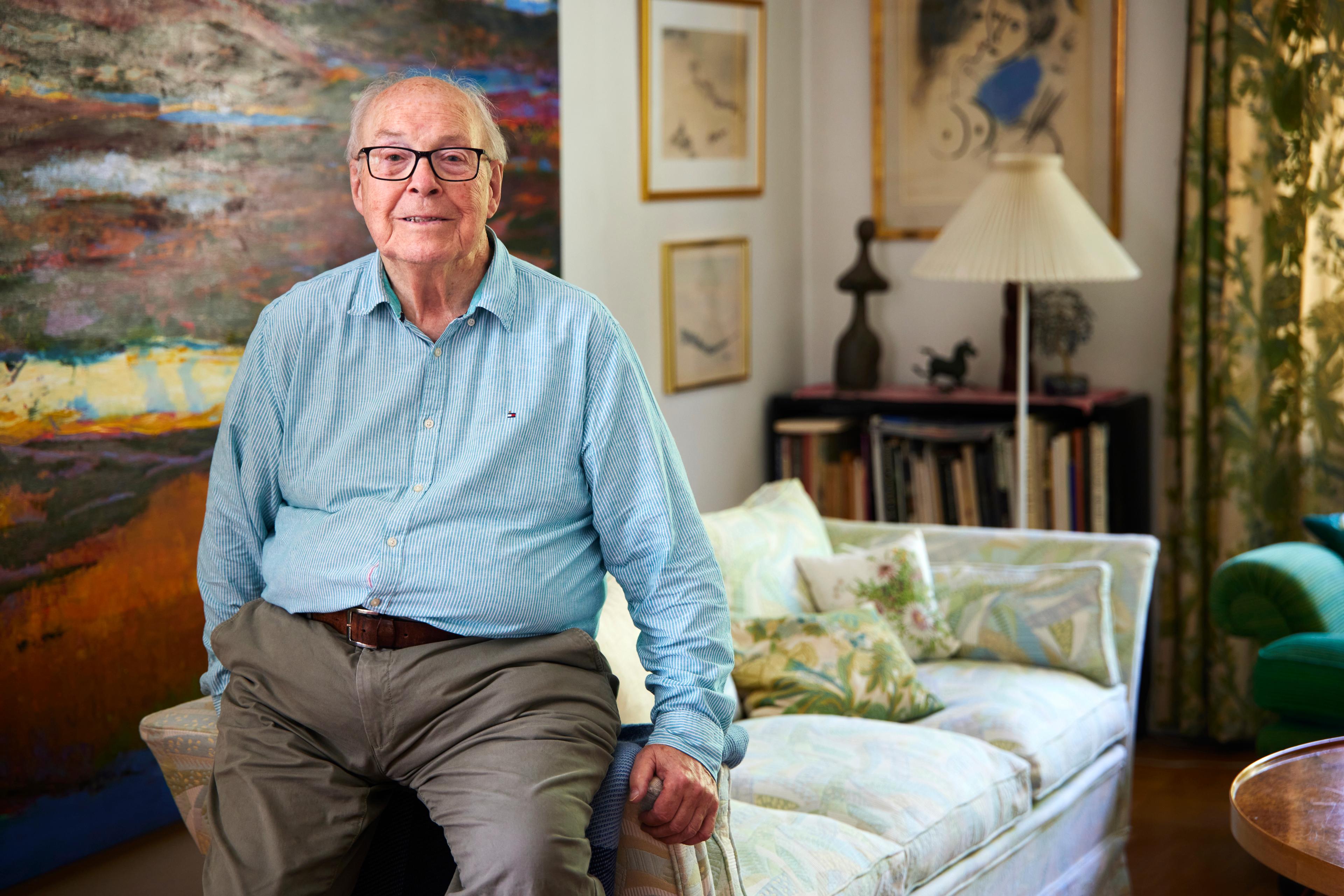 Förre toppdiplomaten Hans Blix, 96. Arkivbild från juni. Foto: Fredrik Persson/TT