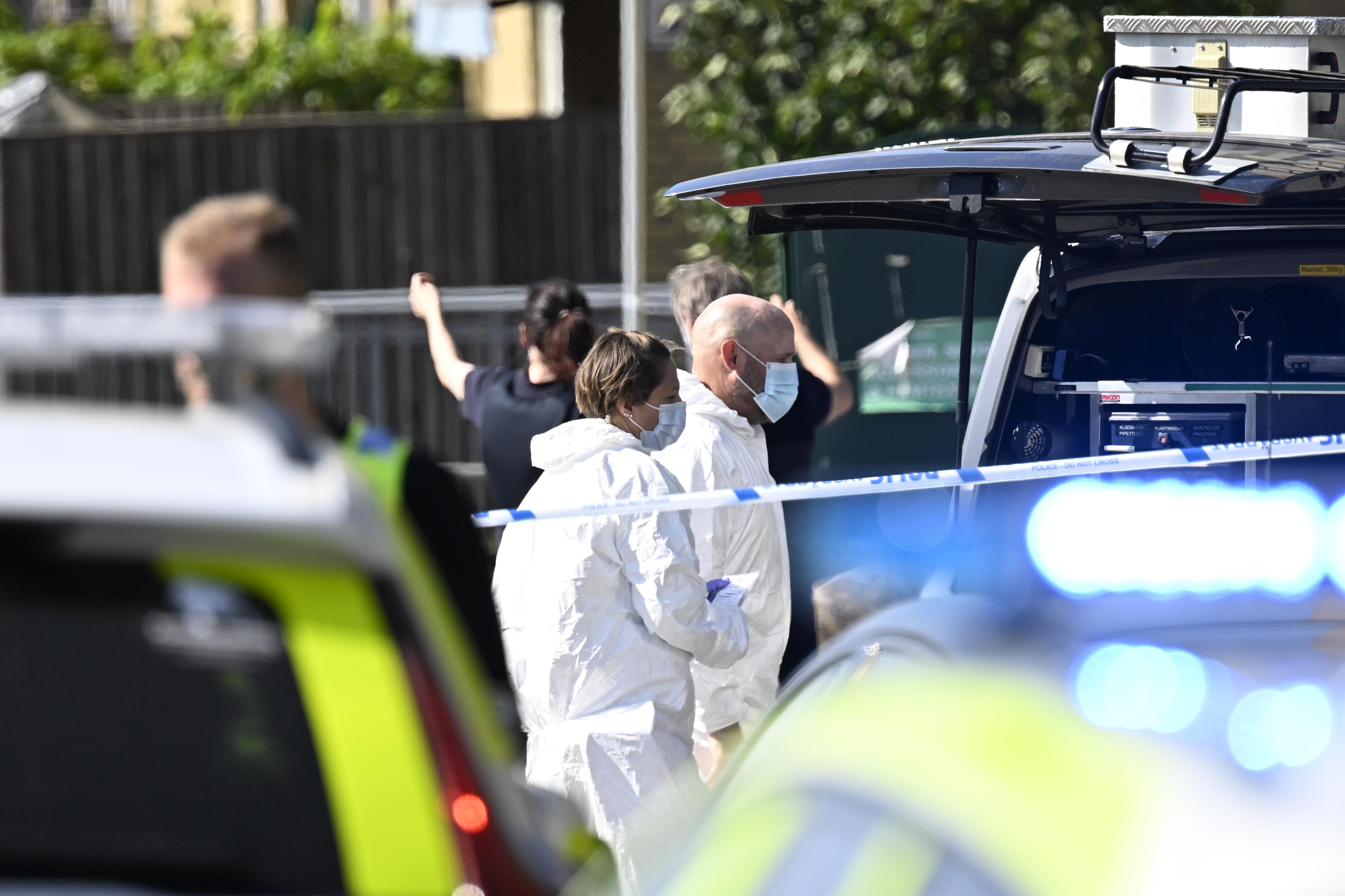 En man i 25-årsåldern avled efter en skottlossning i Malmö på måndagen. Foto: Johan Nilsson/TT