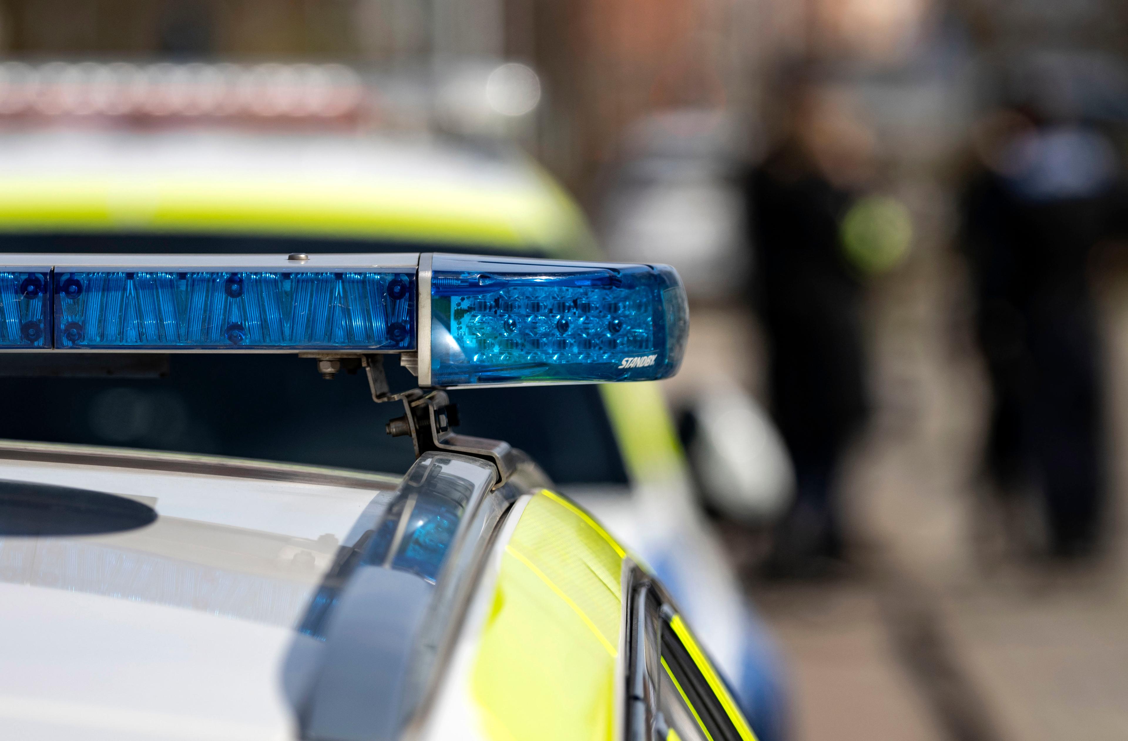 En polisinsats pågår på en skola i Stockholms län. Arkivbild Foto: Johan Nilsson/TT