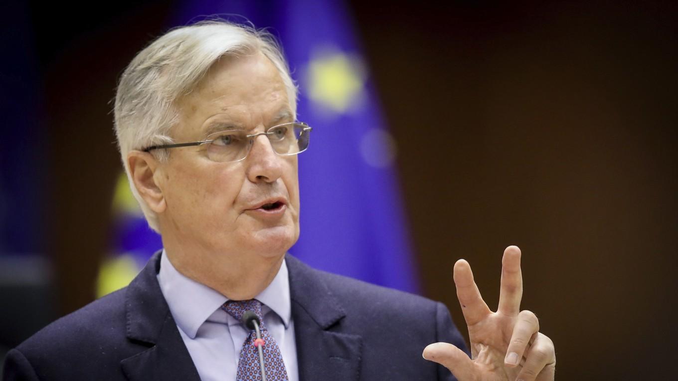 Michel Barnier. Arkivbild. Foto: Olivier Hoslet/pool via AP/TT