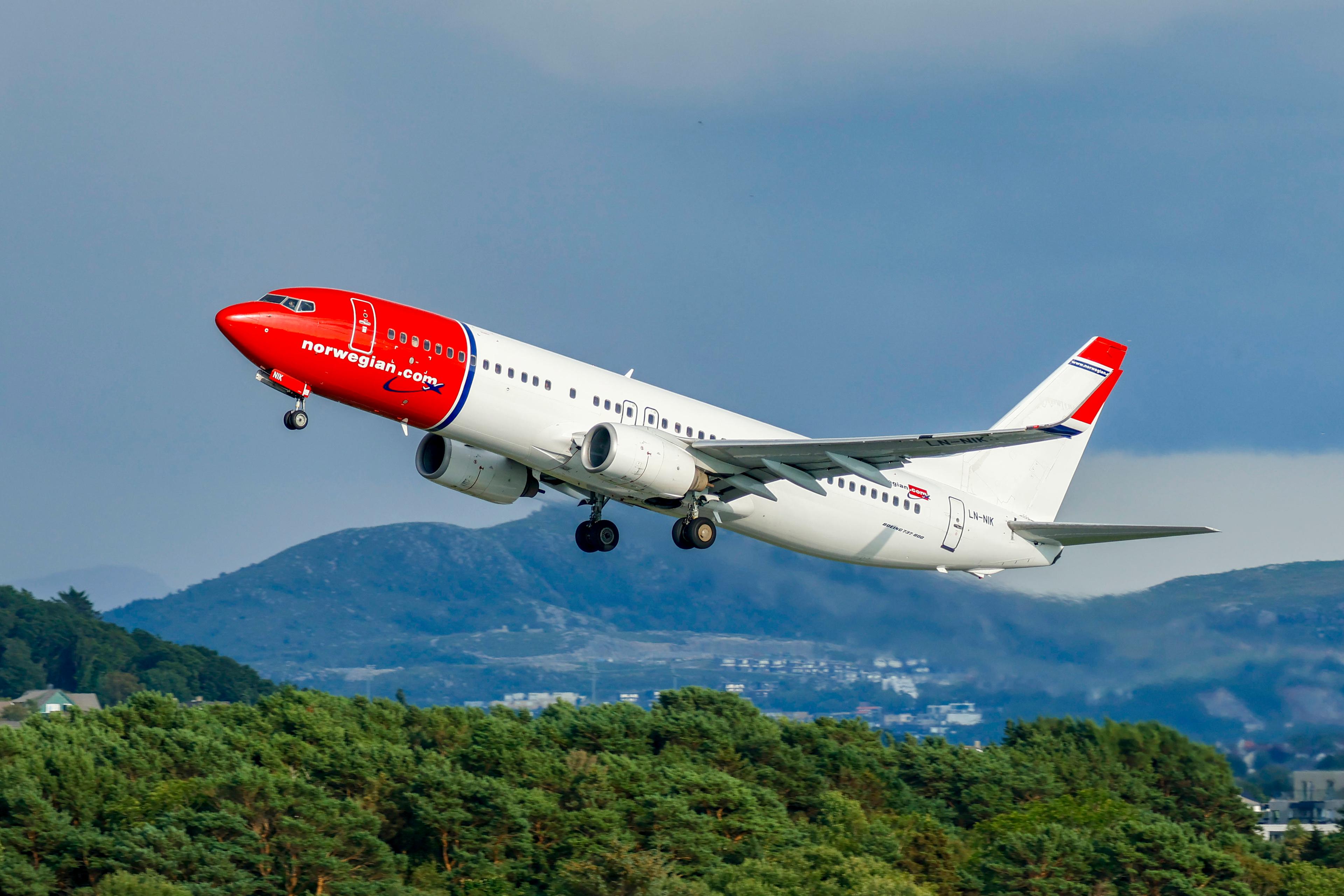 Uppåt för Norwegian. Arkivbild Foto: Paul Kleiven NTB/TT