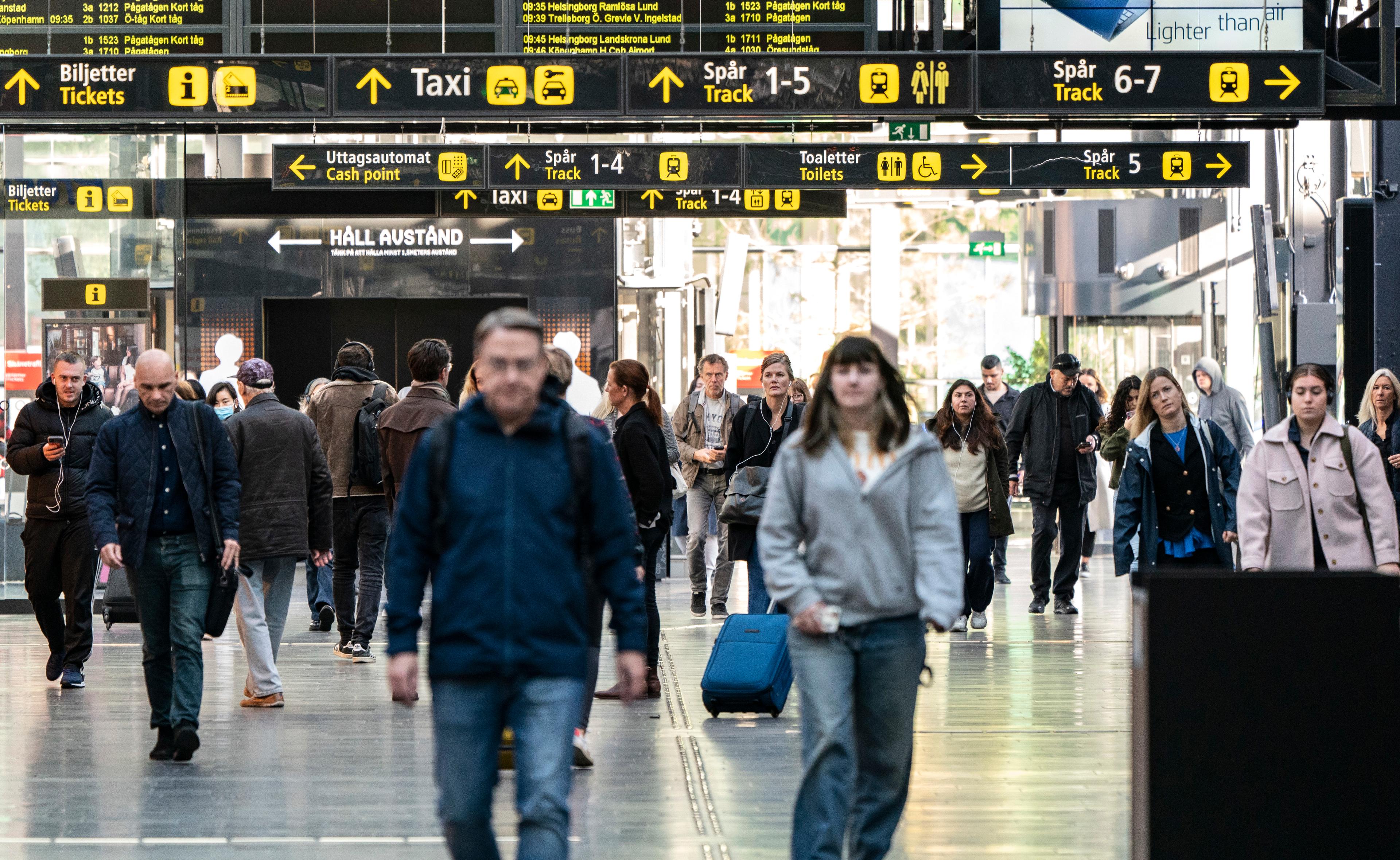 Två tonårspojkar som greps på centralstationen i Malmö är misstänkta för att ha förberett mord. Arkivbild. Foto: Johan Nilsson/TT