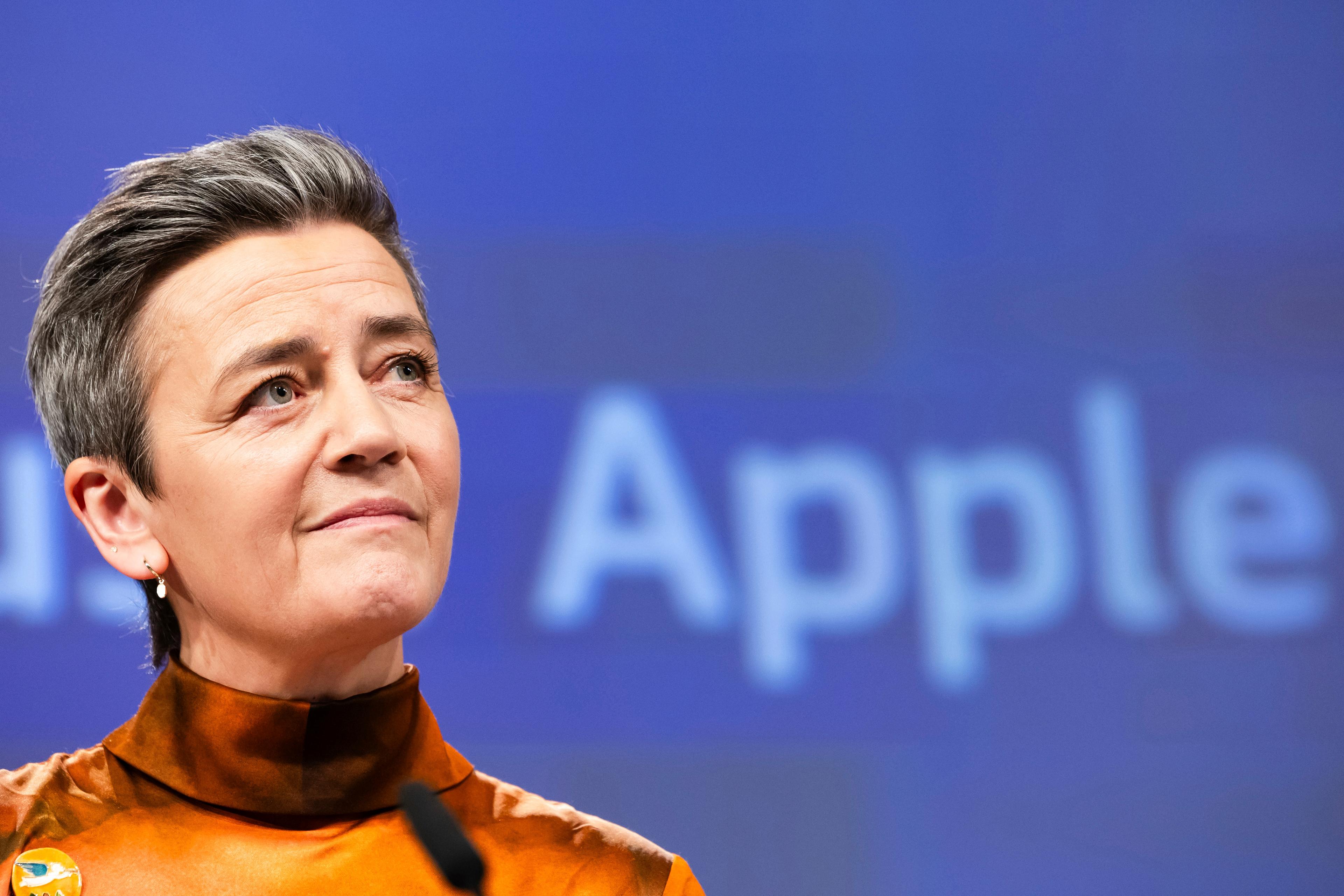 EU:s konkurrenskommissionär Margrethe Vestager. Arkivfoto. Foto: Geert Vanden Wijngaert/AP/TT