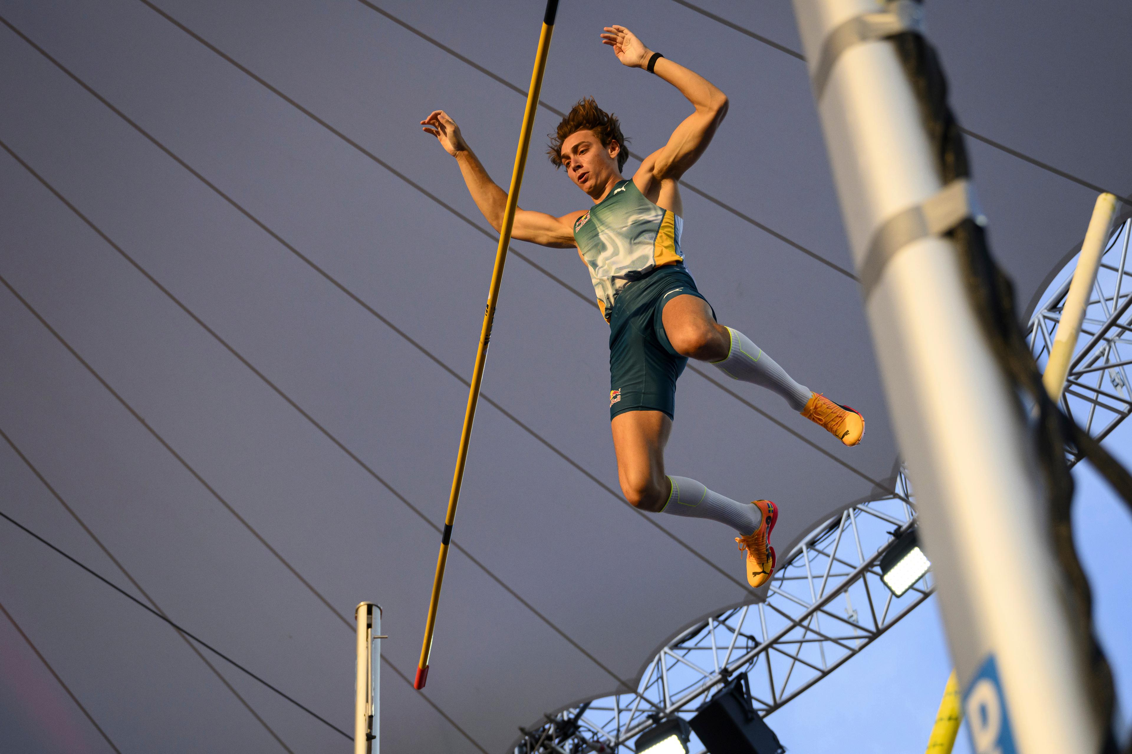 Armand Duplantis vann Diamond League-finalen i Bryssel. Arkivbild. Foto: JEAN-CHRISTOPHE BOTT/AP/TT