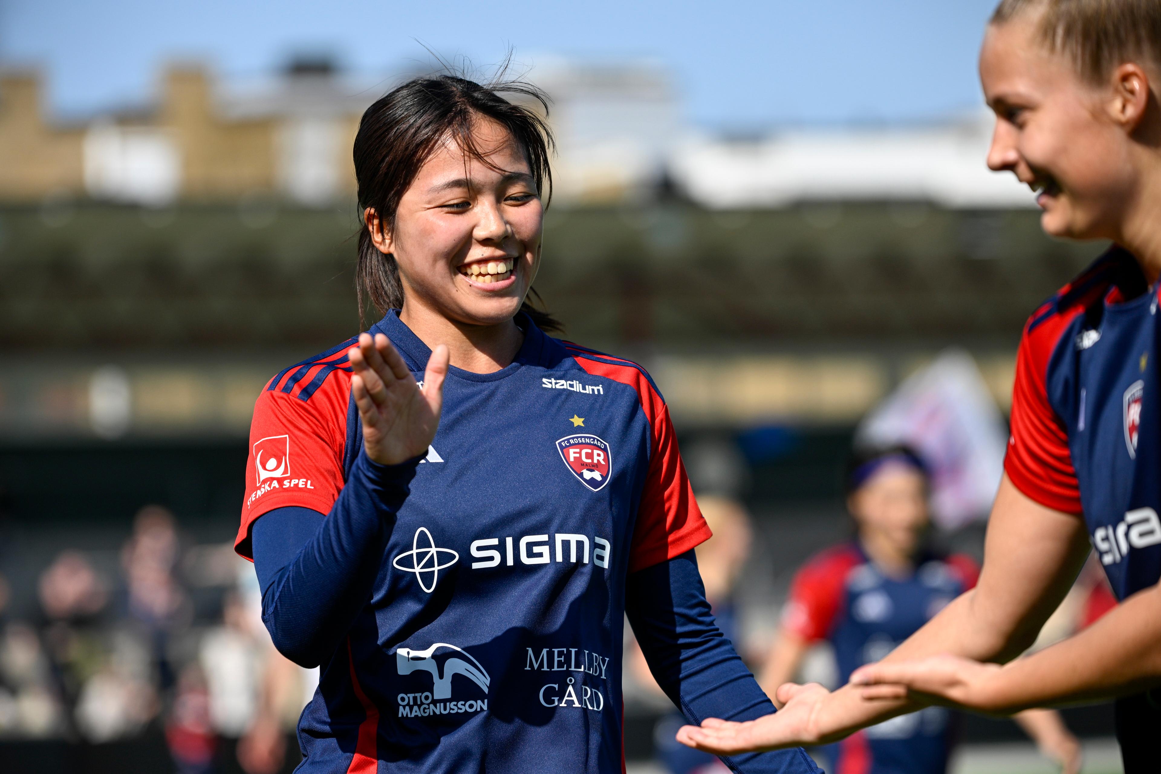 Momoko Tanikawa gjorde mål igen när Rosengård tog 19:e raka segern. Arkivbild. Foto: Johan Nilsson/TT