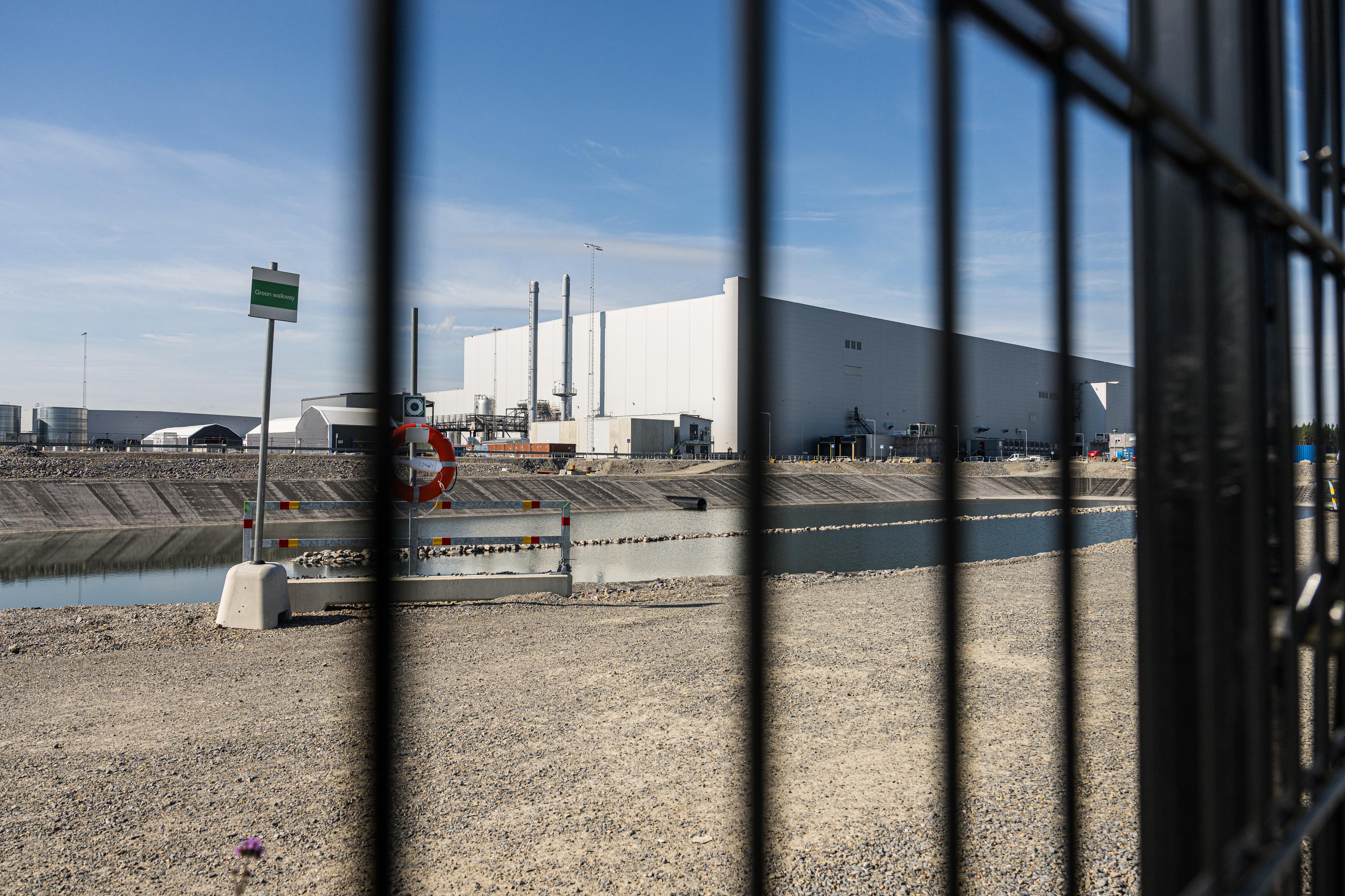 Northvolts fabrik i Skellefteå. Arkivbild. Foto: Magnus Lejhall/TT