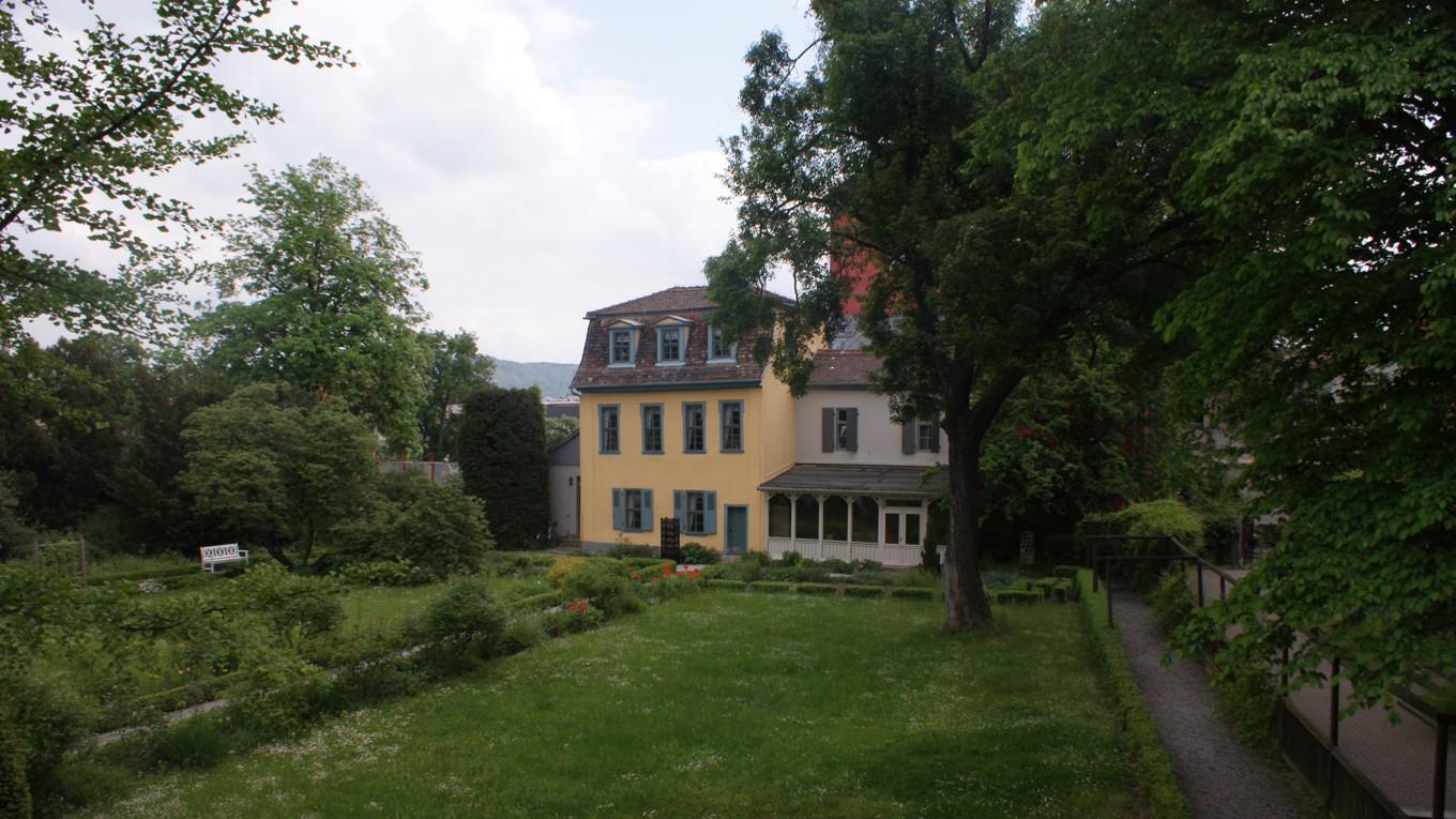 Schillers Gartenhaus i Jena, en av Jena-romantikernas viktigaste samlingsplatser. Foto: Public Domain