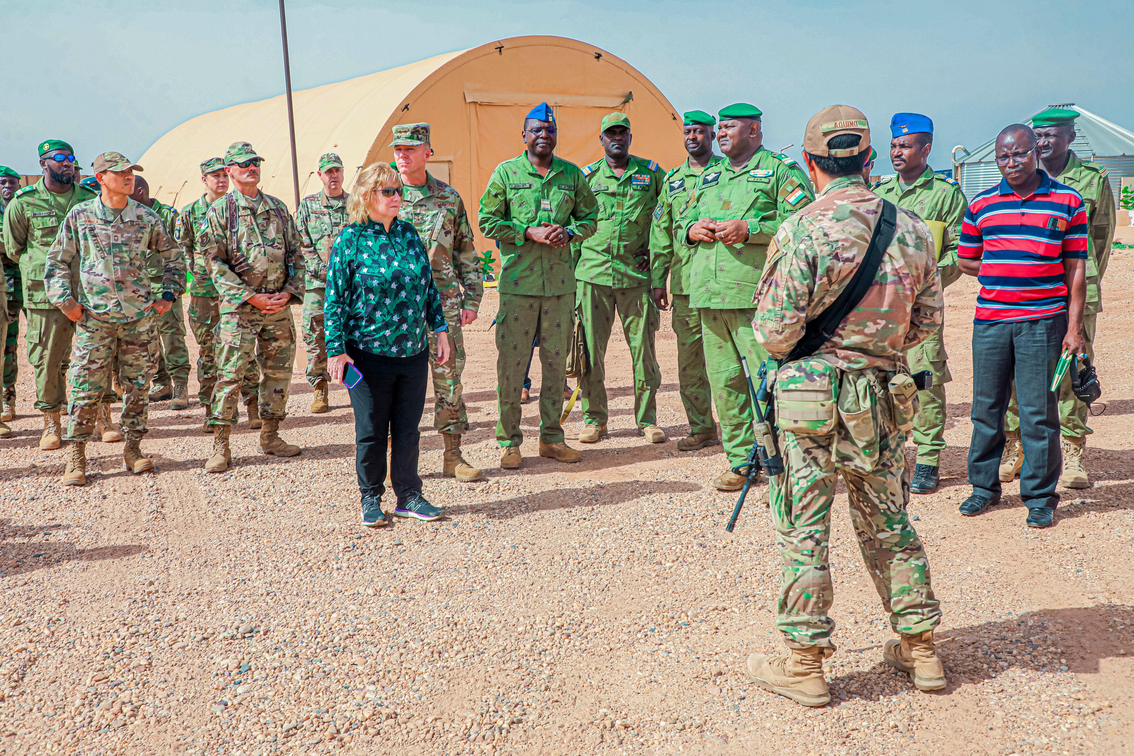 USA har avslutat sin direkta militära närvaro i Niger sedan samarbetskontrakt sagts upp av militärjuntan i Niamey. Arkivbild. Foto: Omar Hama/AP/TT