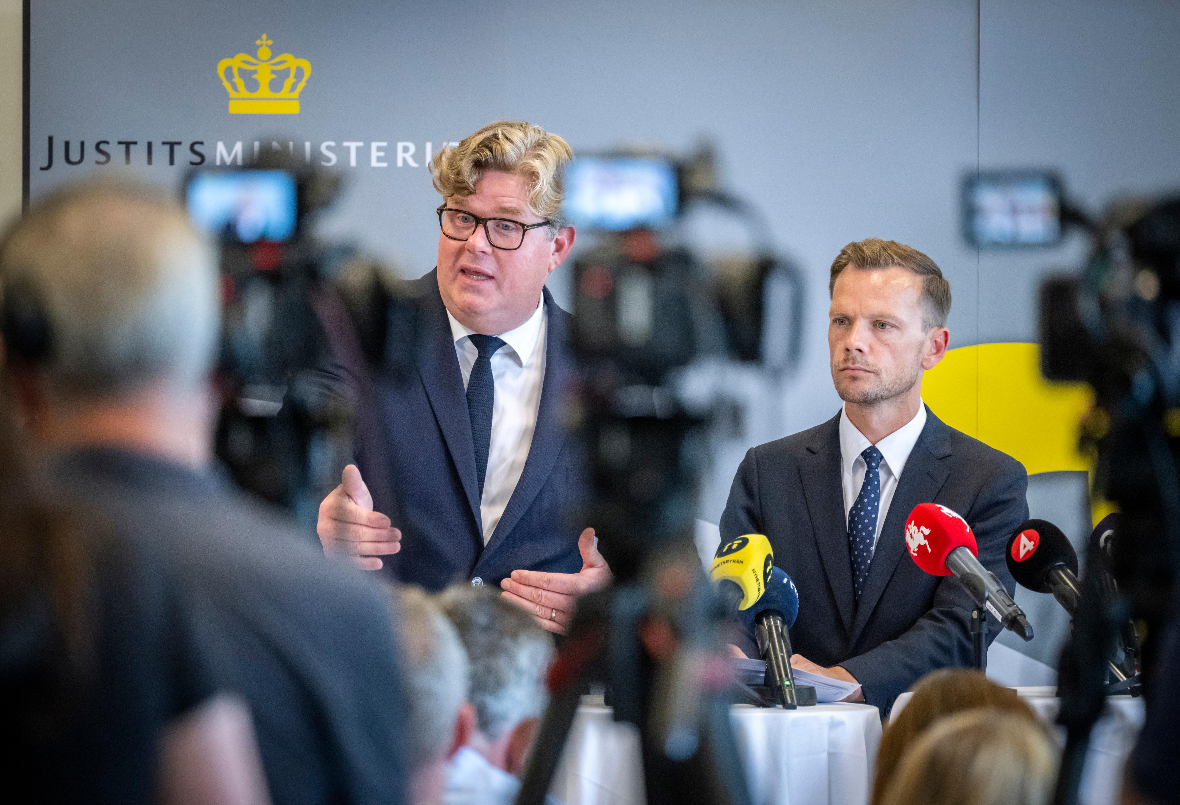 Sverige och Danmarks justitieministrar kom överens om att sätta gemensam press på digitala plattformar under ett möte i Köpenhamn i augusti. Arkivbild. Foto: Johan Nilsson/TT