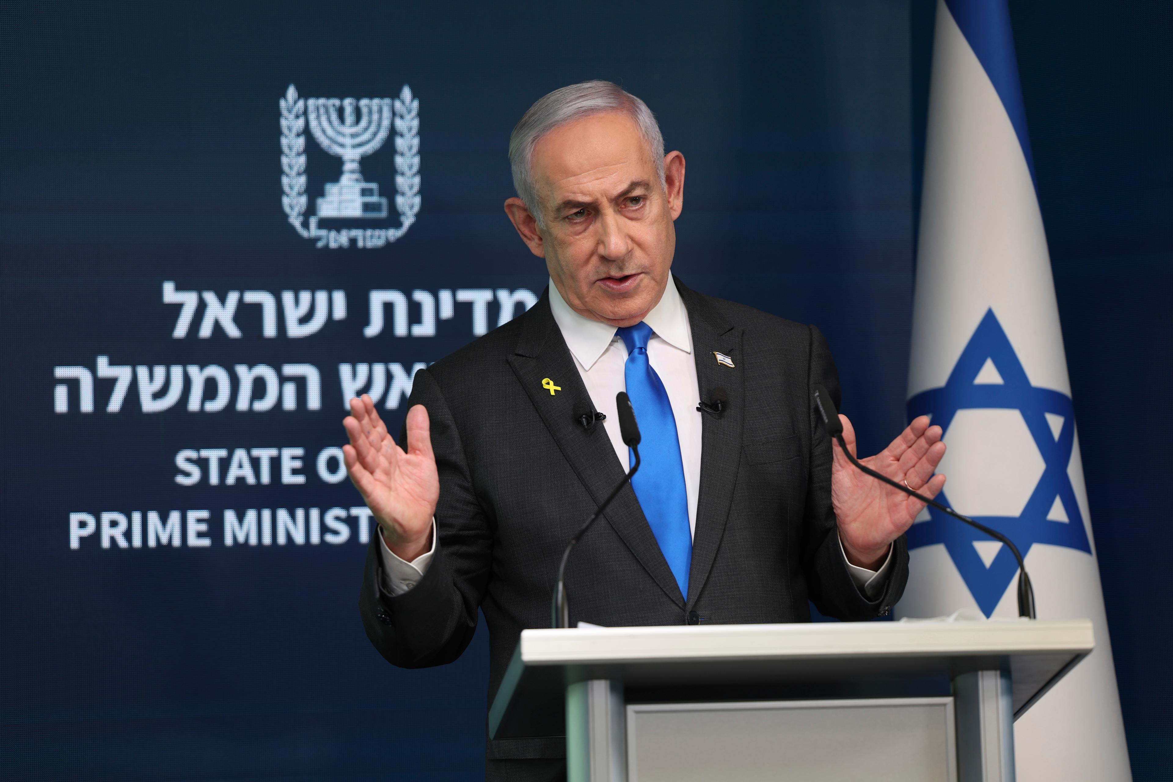 Benjamin Netanyahu. Arkivbild. Foto: Abir Sultan/AP/TT