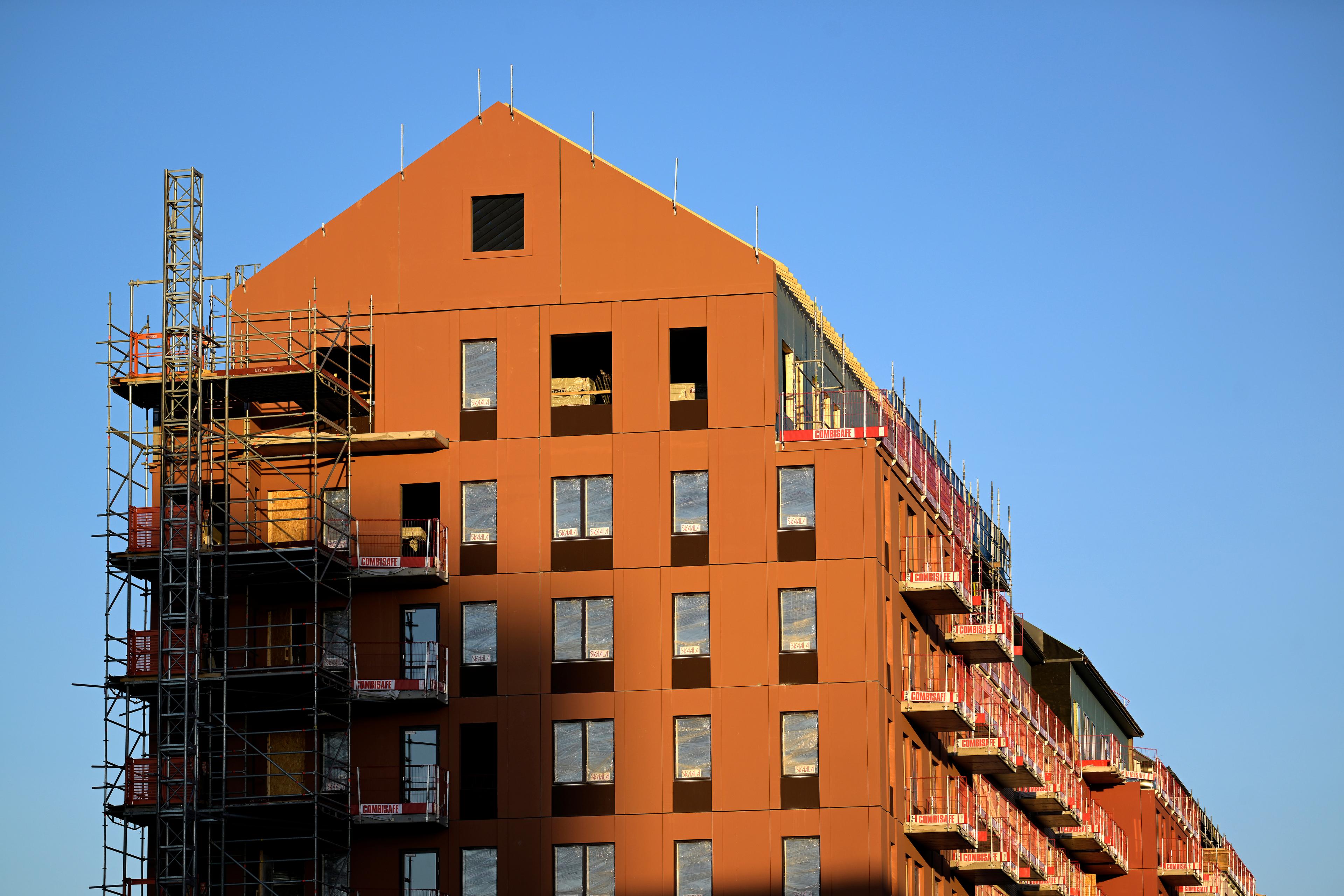 Byggandet av bostäder fortsätter att öka. Arkivbild. Foto: Janerik Henriksson/TT